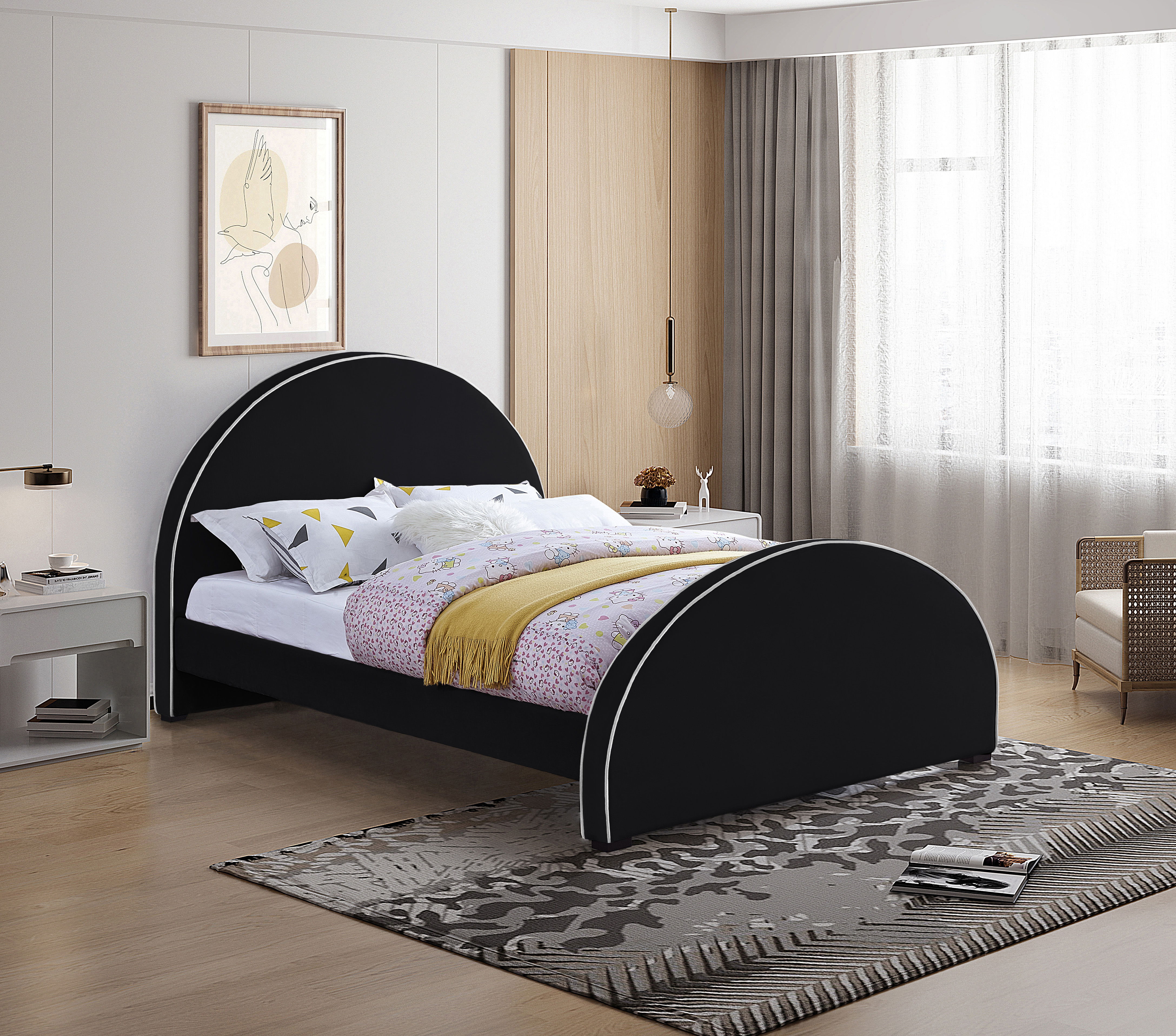 Brody - Queen Bed - Black