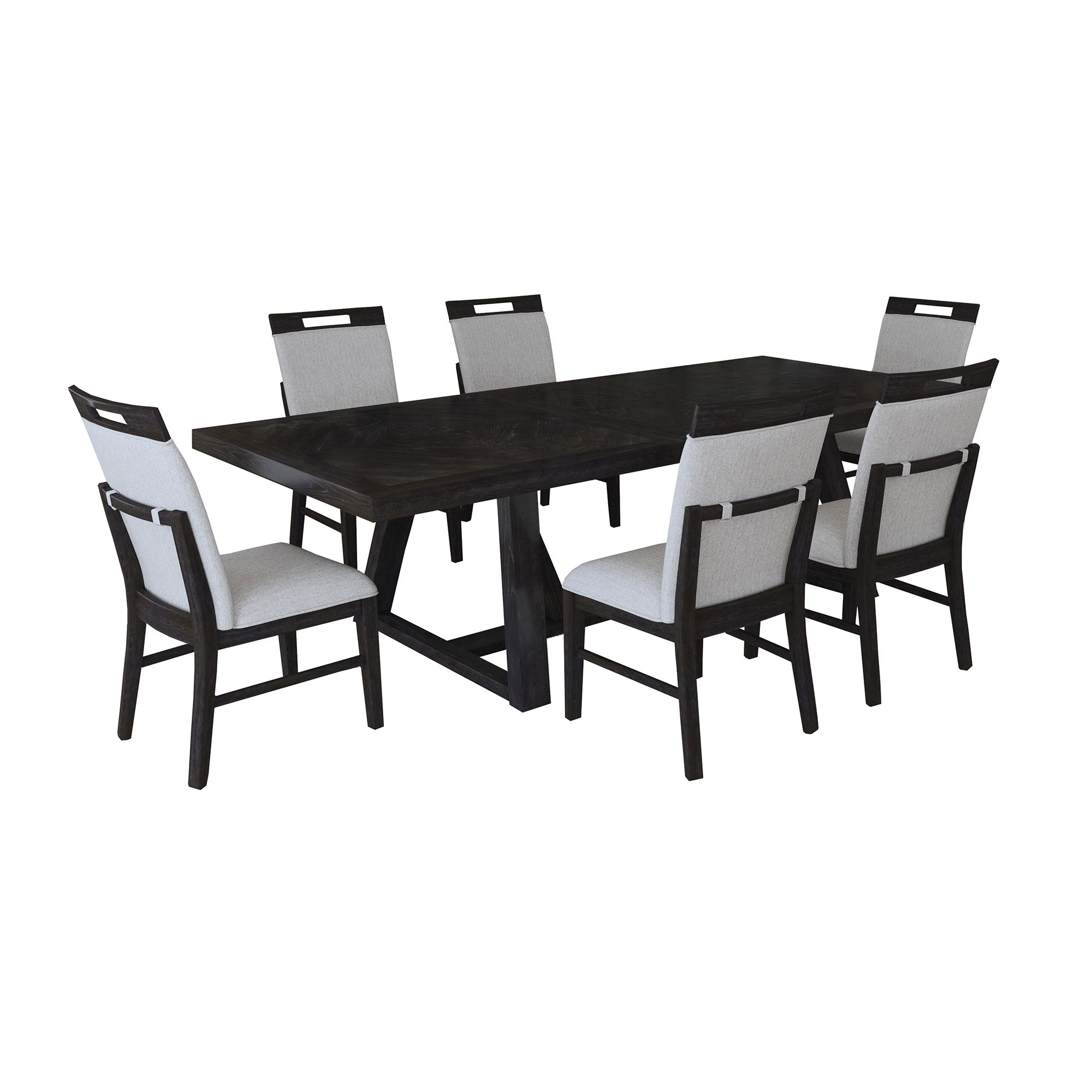 7 Pc · Table And Six Chairs