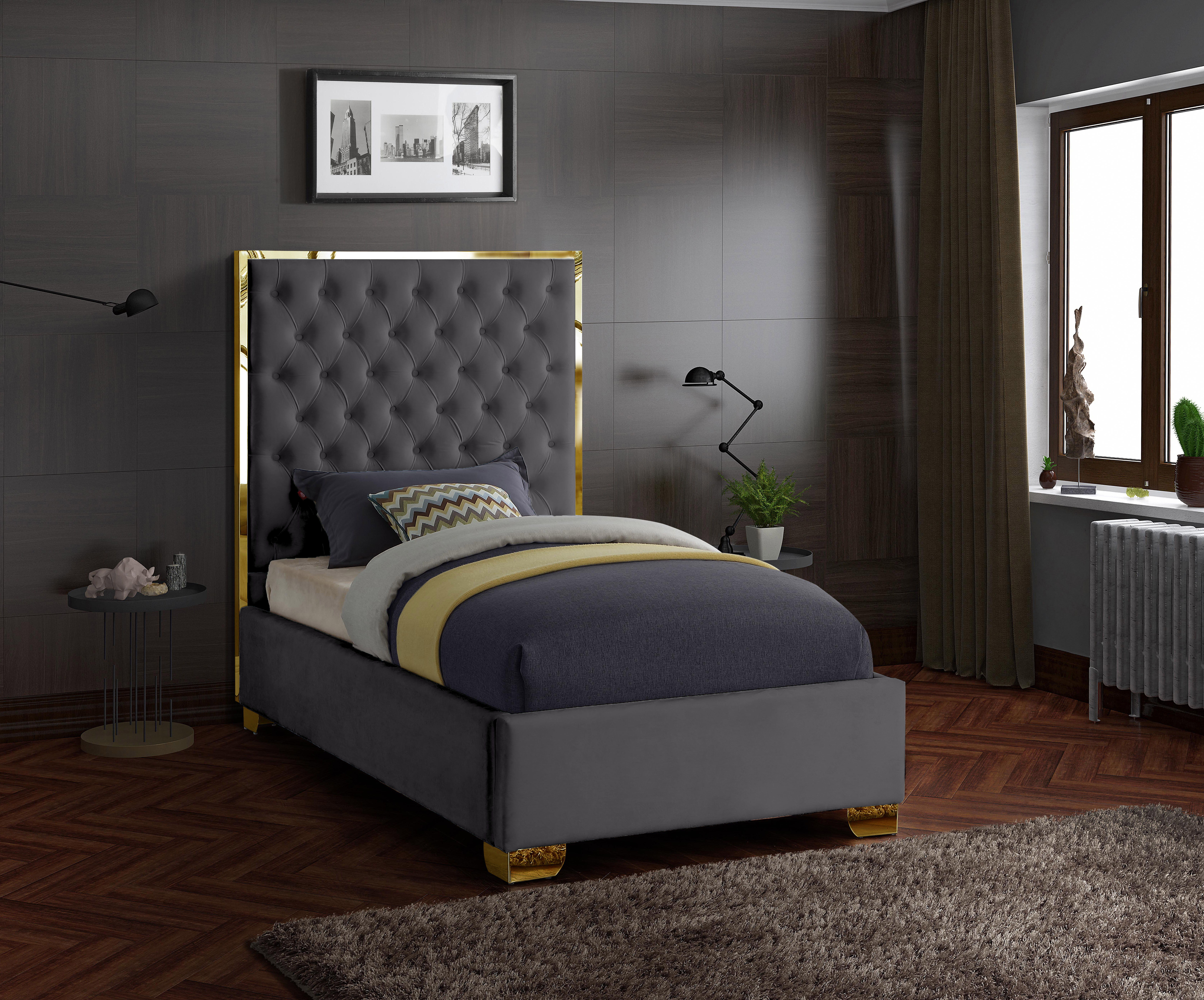 Lana - Twin Bed - Gray