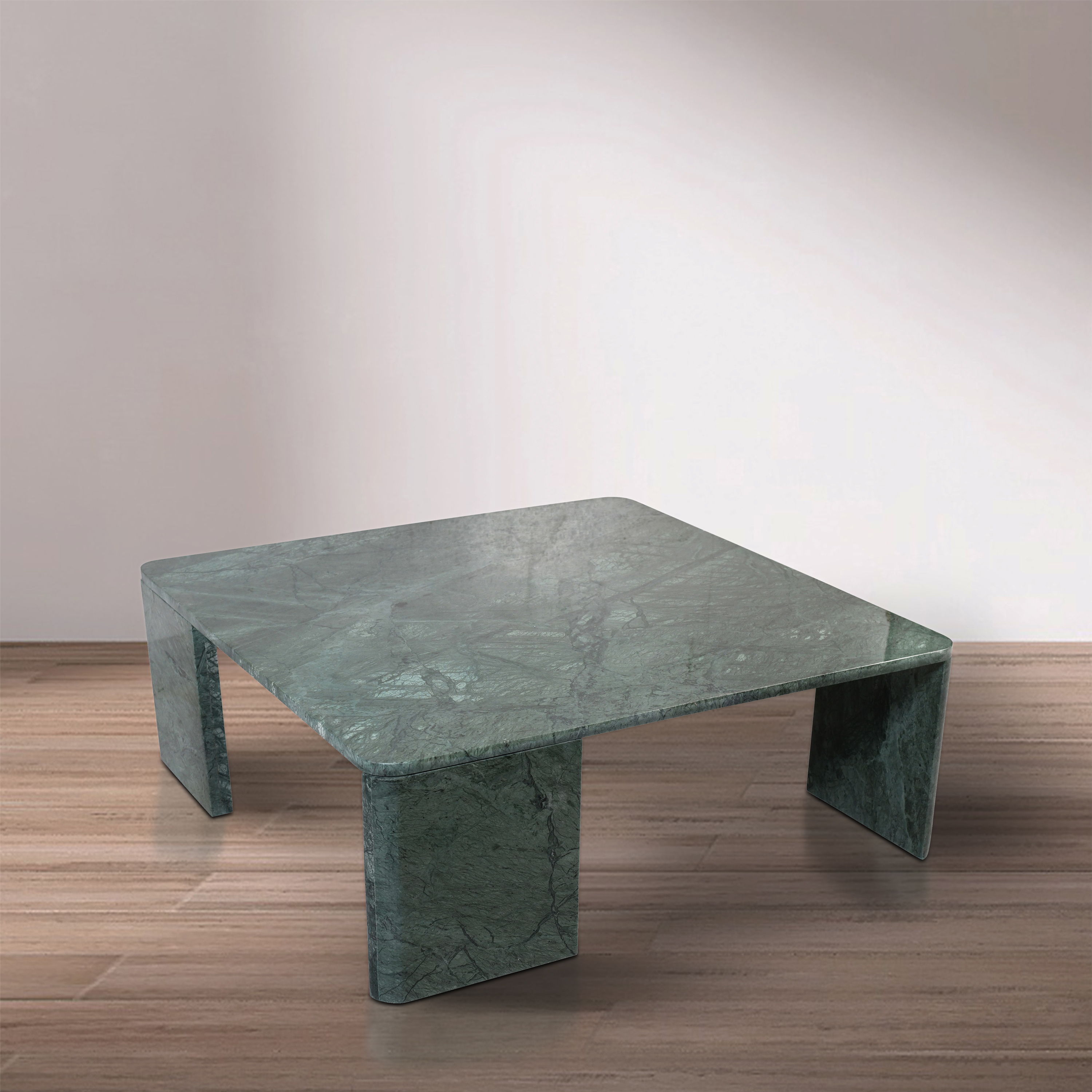 Livorno - Coffee Table - Green / Light Gray