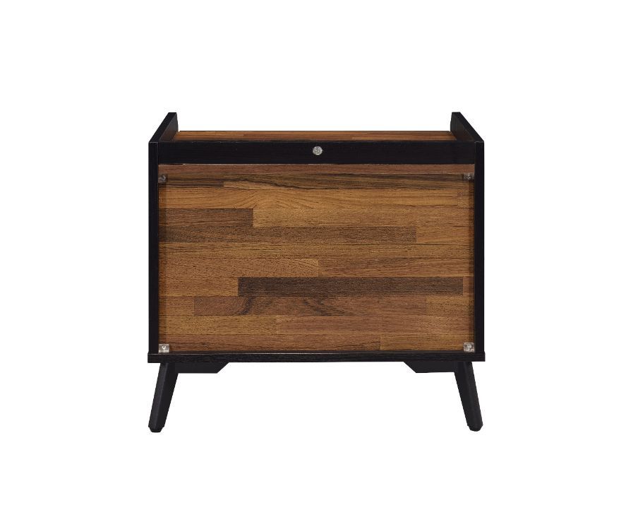 Jiranty - Accent Table - Walnut & Black, dark brown, view 6