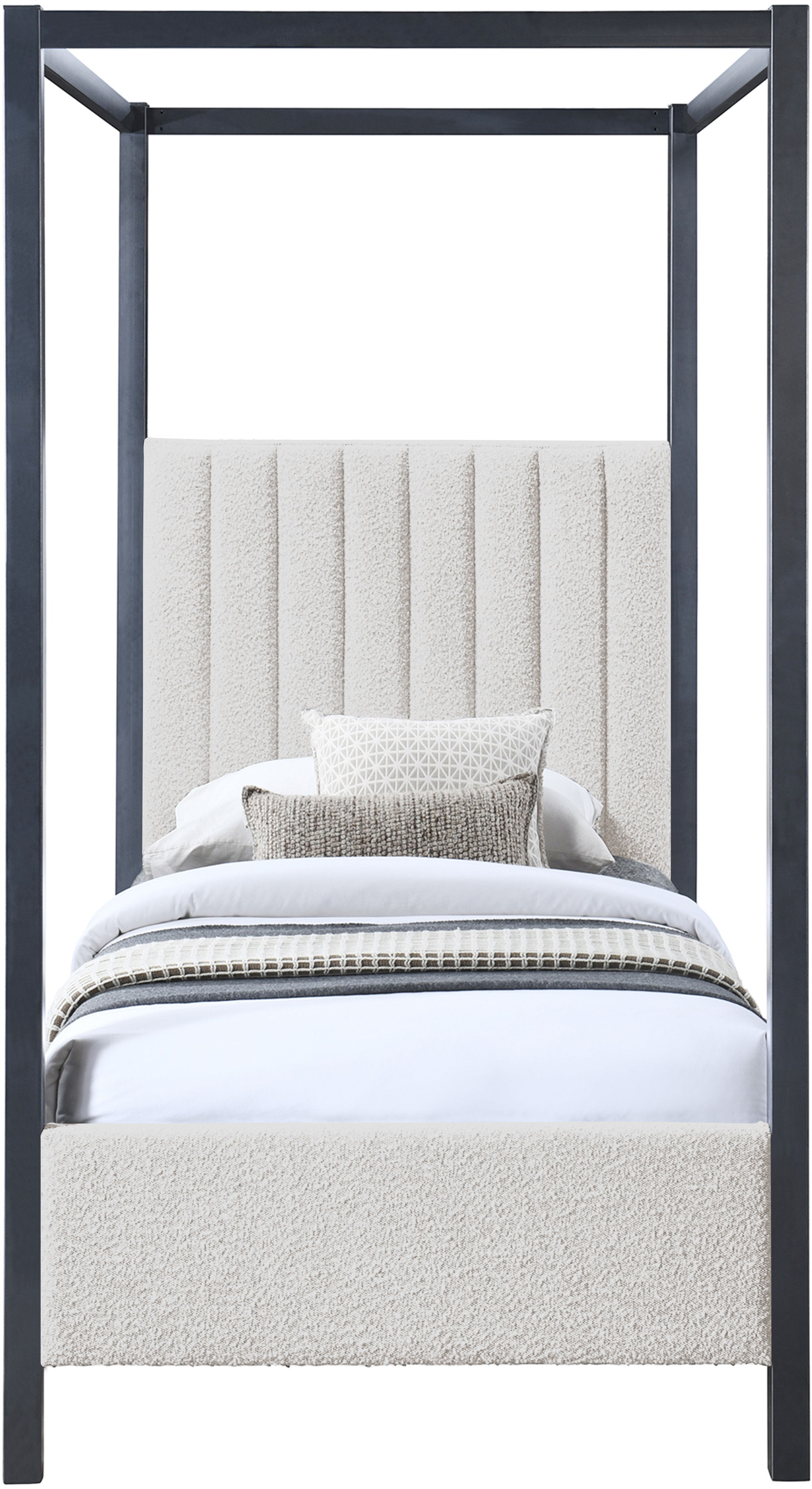 Kelly - Twin Bed - Cream