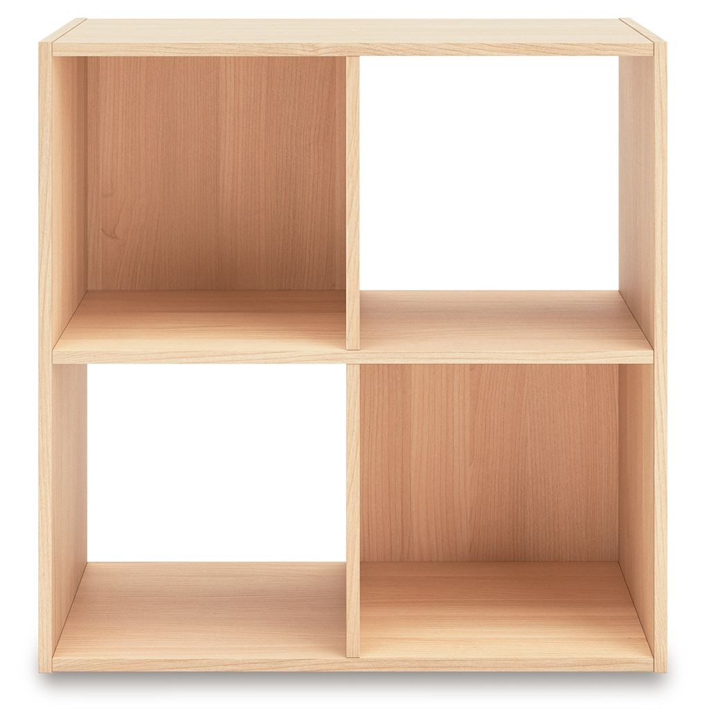 Ashley Furniture Piperton - Four Cube Organizer - Tan - Image 3