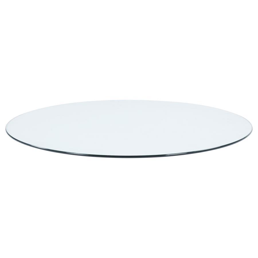 50\" Round Glass Table Top - Clear