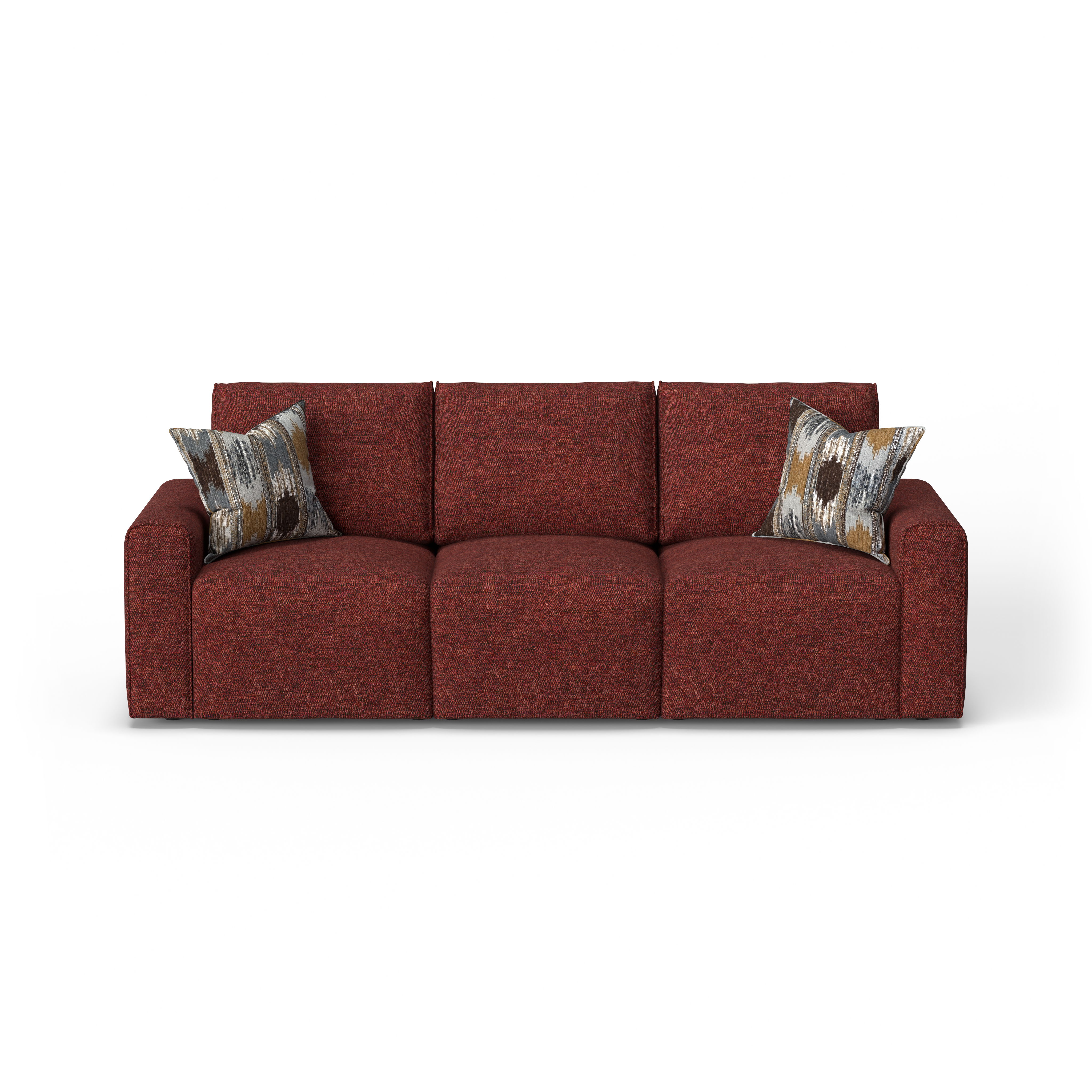 Dawson - Fabric Stationary Sofa, light brown, view 4