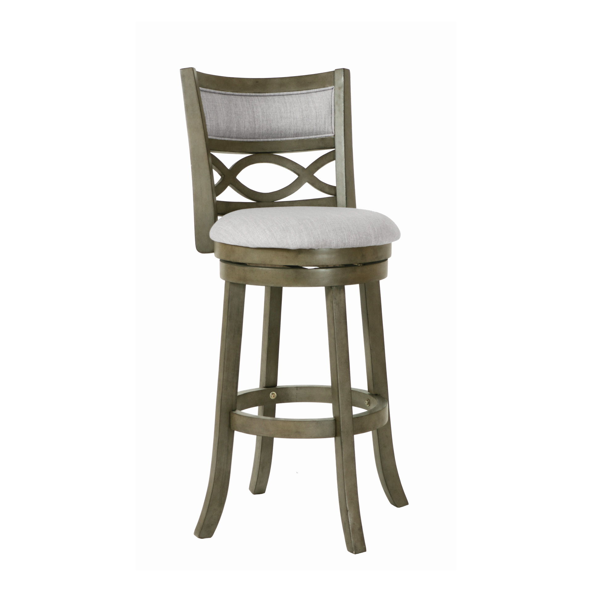 Manchester - Bar Stool - Antique Gray - Fabric