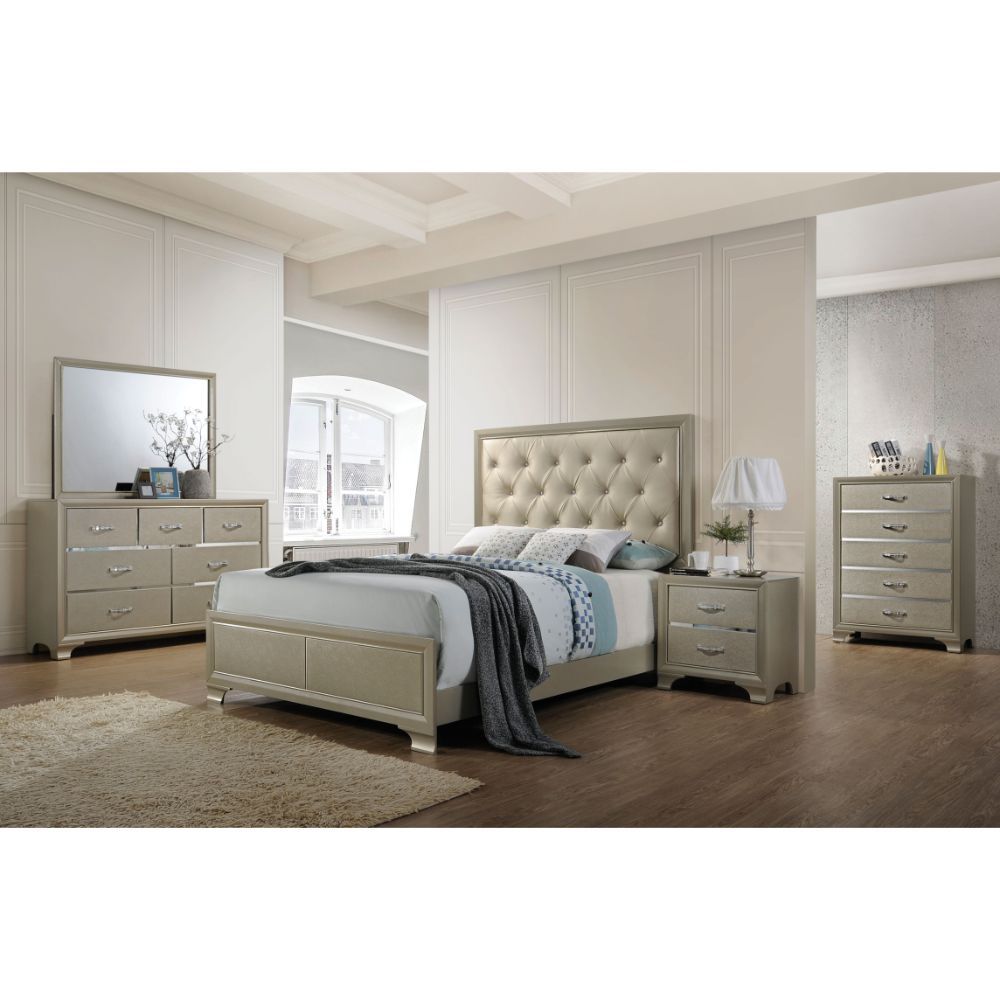 Carine - Mirror - Champagne, beige