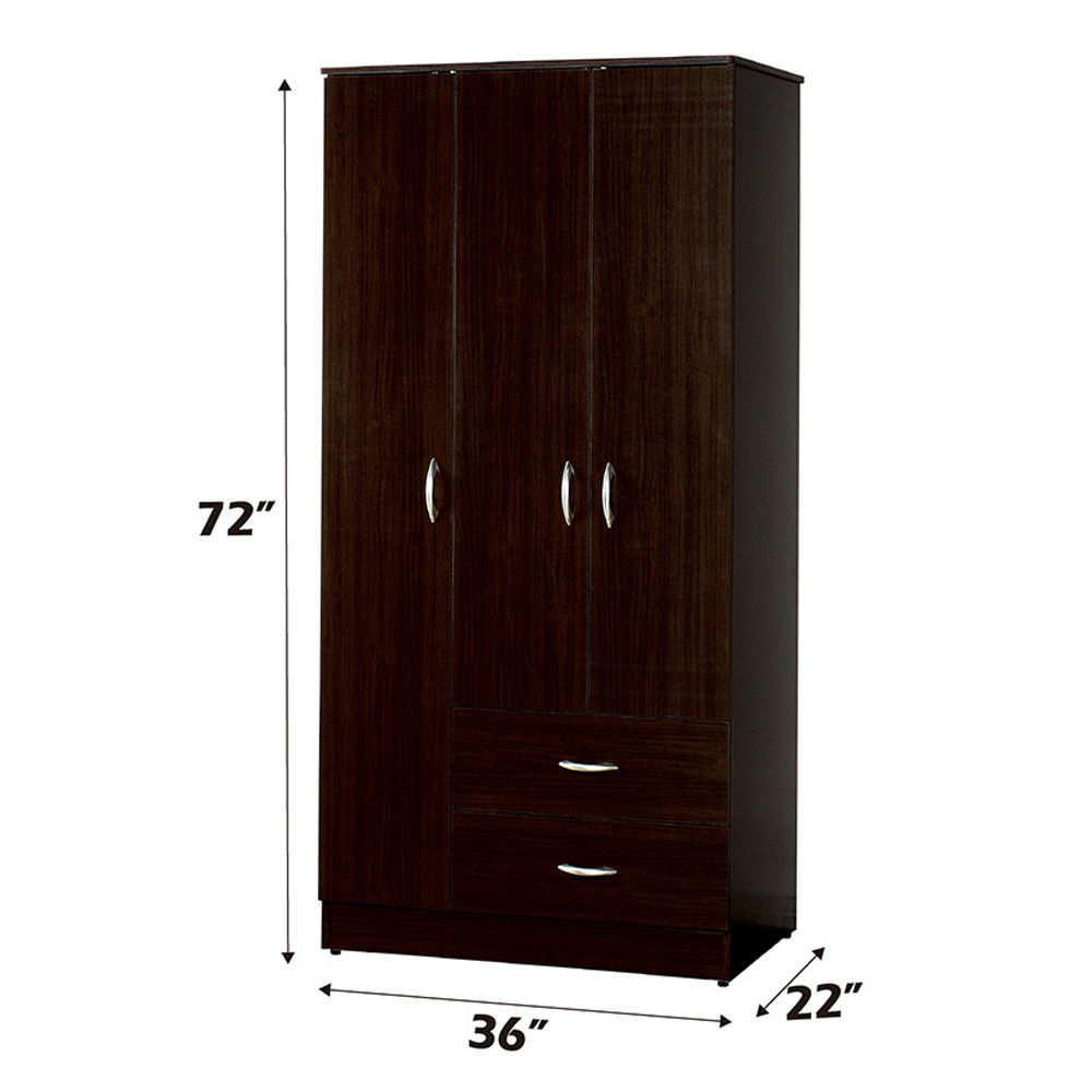 Olean - Wardrobe - Espresso, dark brown, view 6