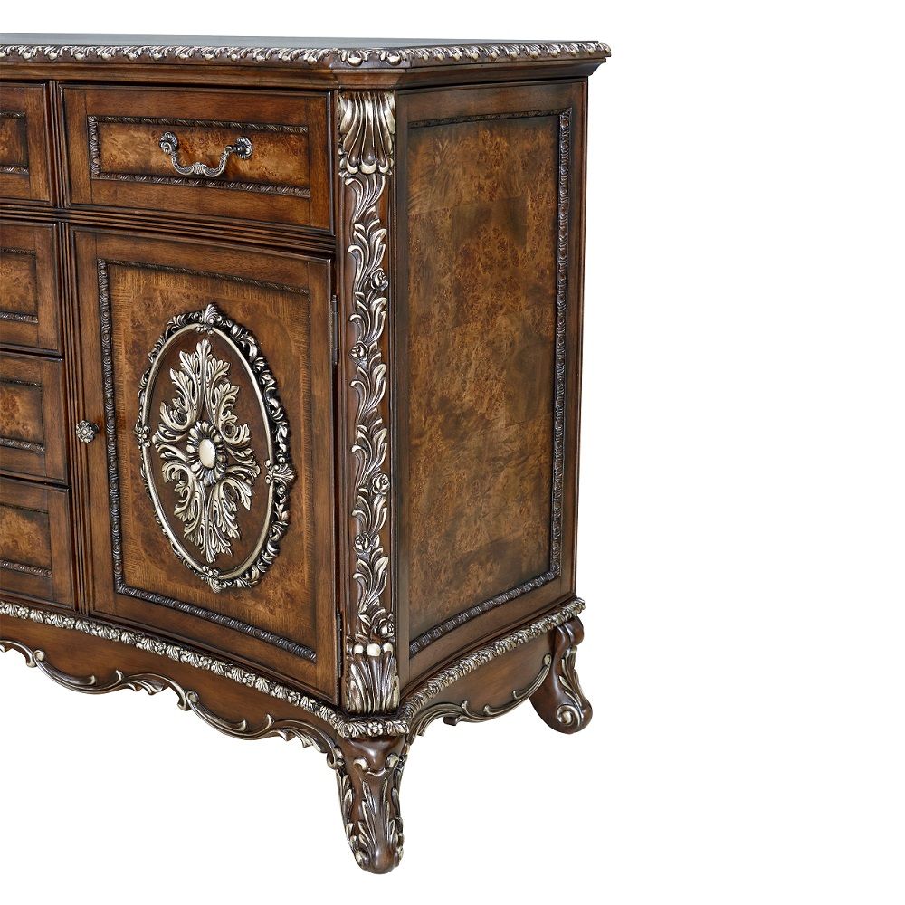 Devany - Dresser - Cherry, dark brown, view 4
