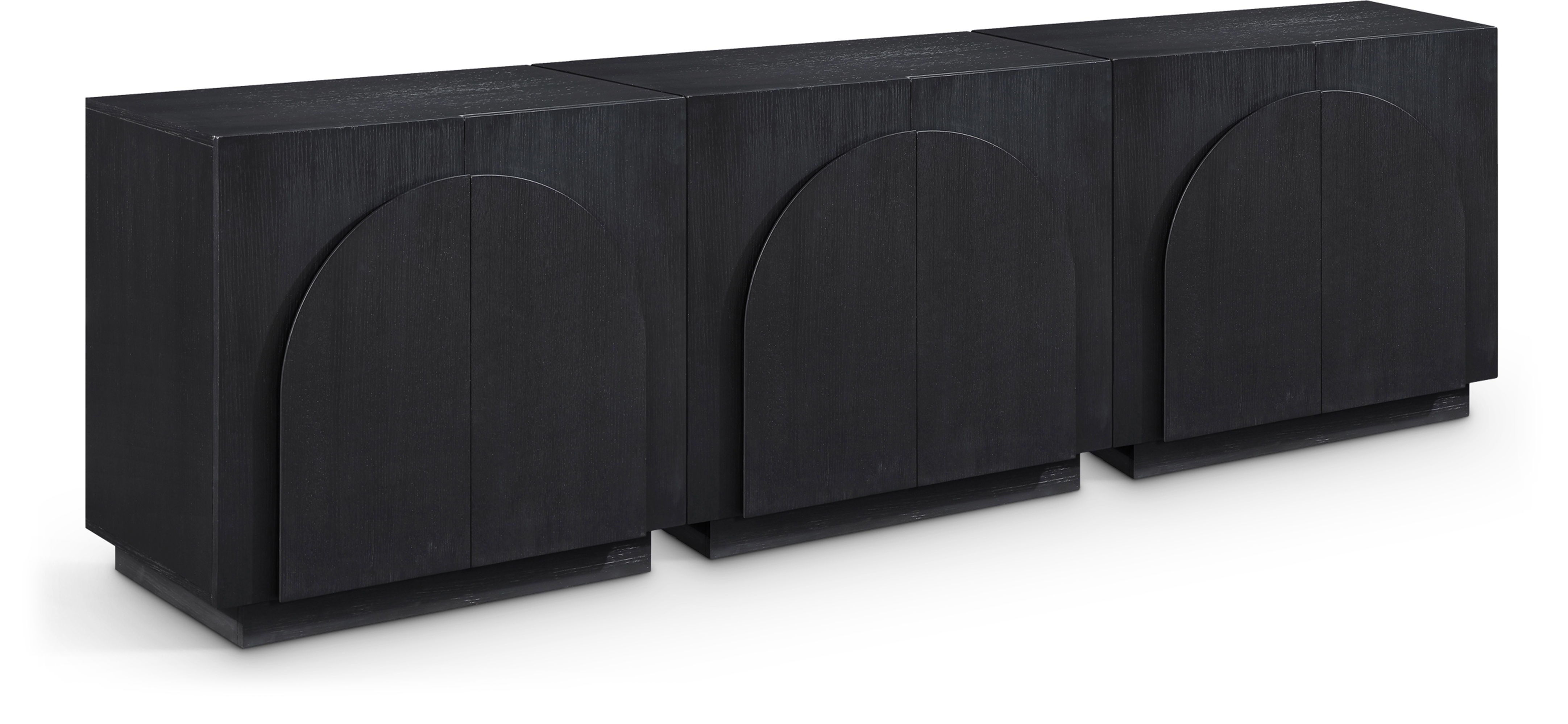 Navona - 3 Piece Sideboard / Buffet - Black