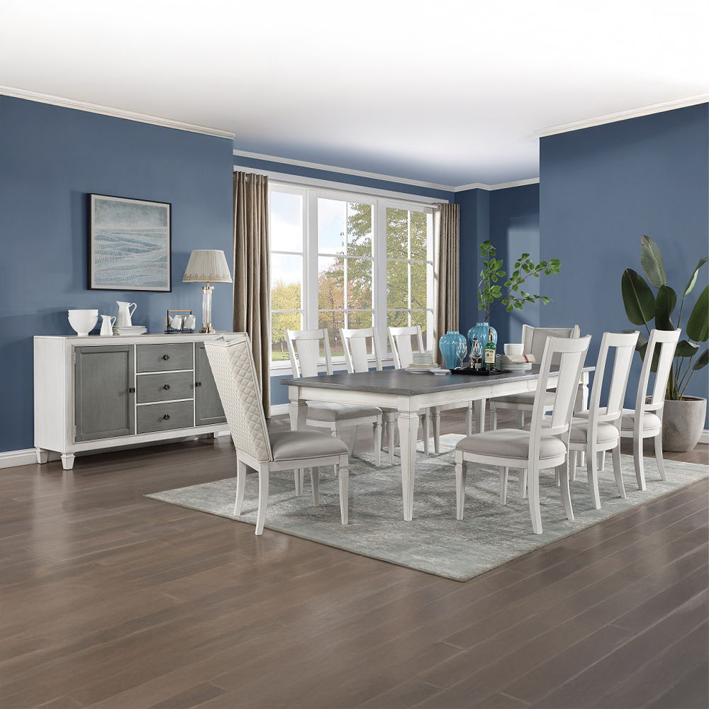 Katia - Server - Rustic Gray & Weathered White, white, view 5
