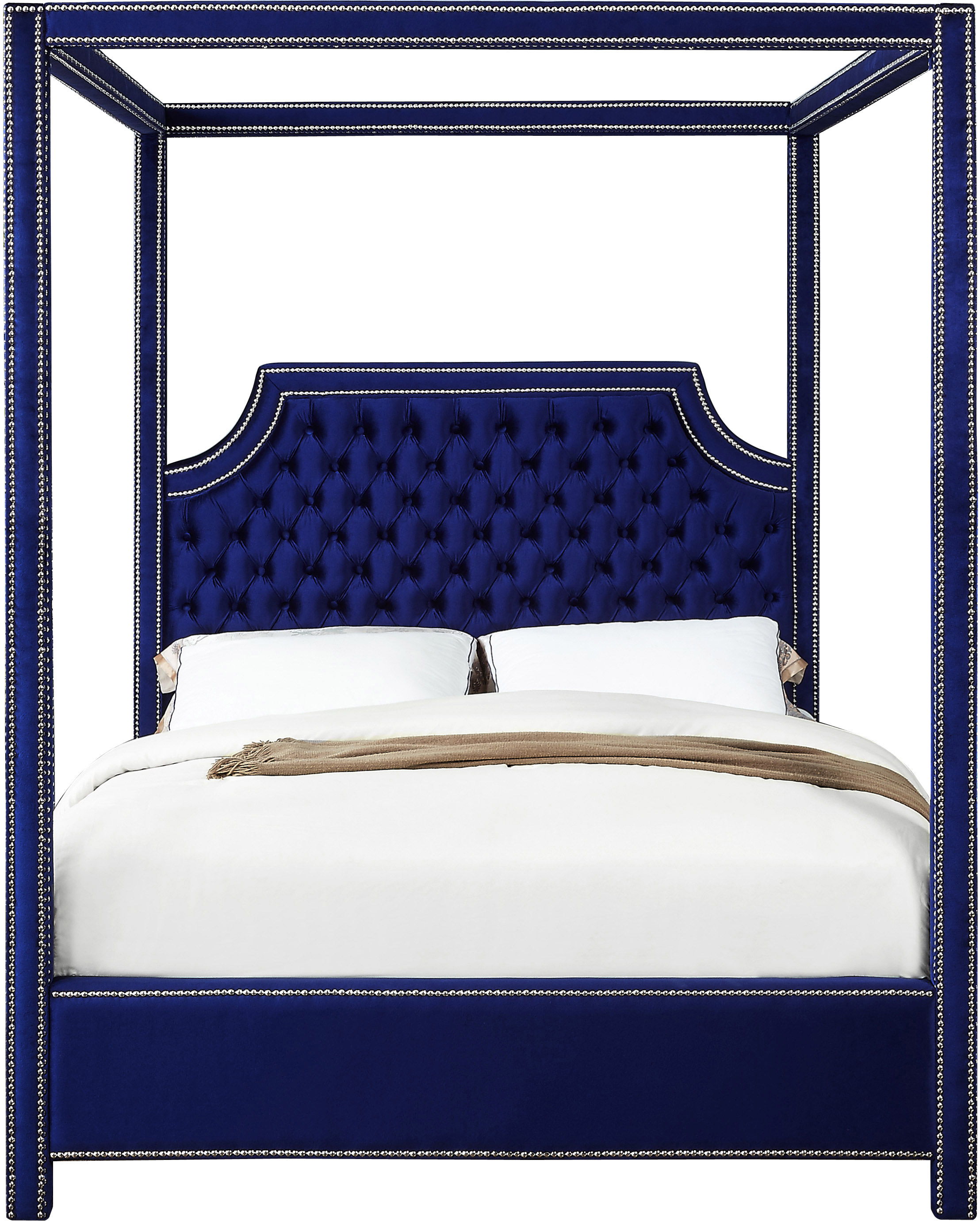 Rowan - King Bed - Navy