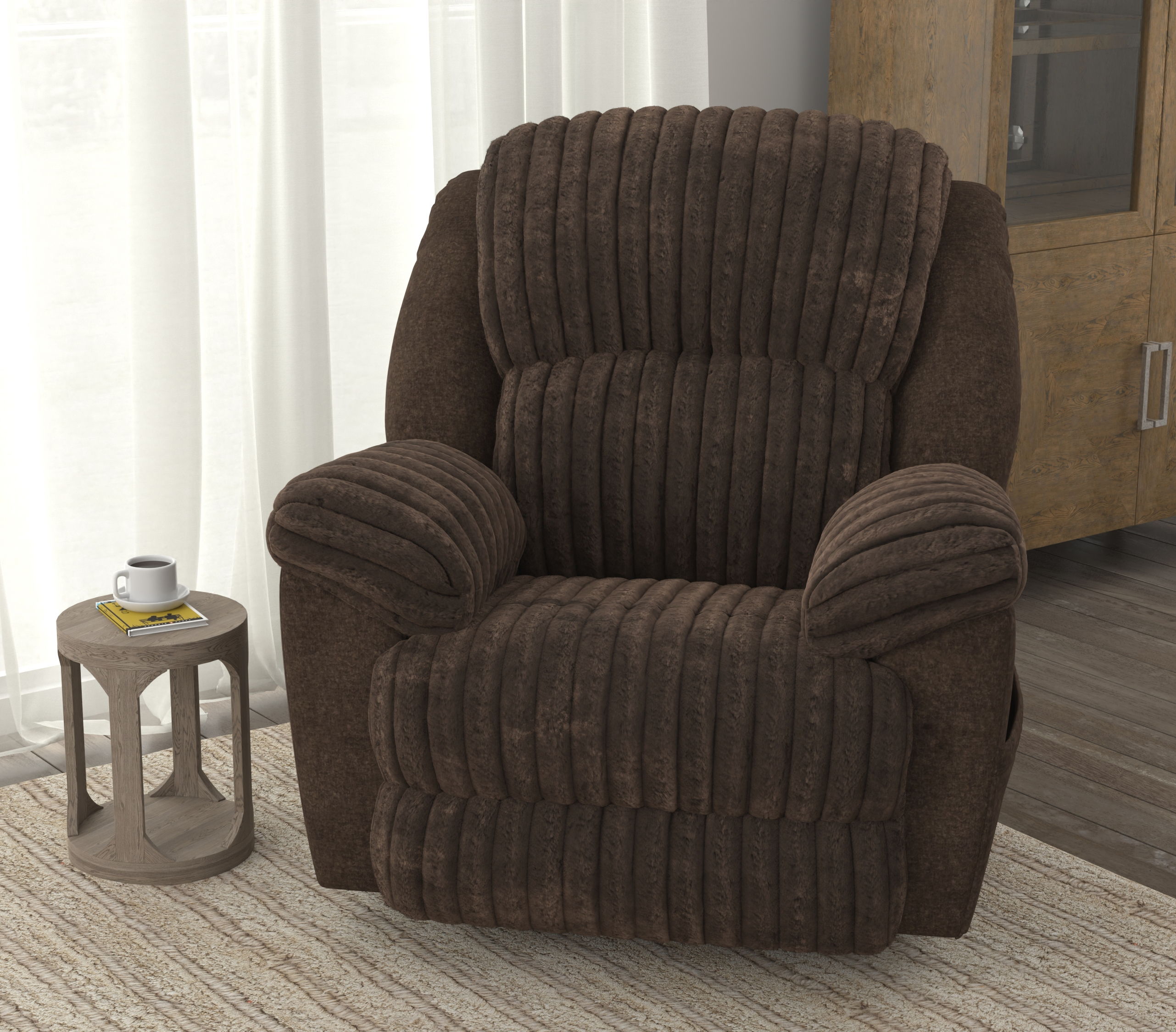 Shaggy - Rocker Recliner - Chocolate
