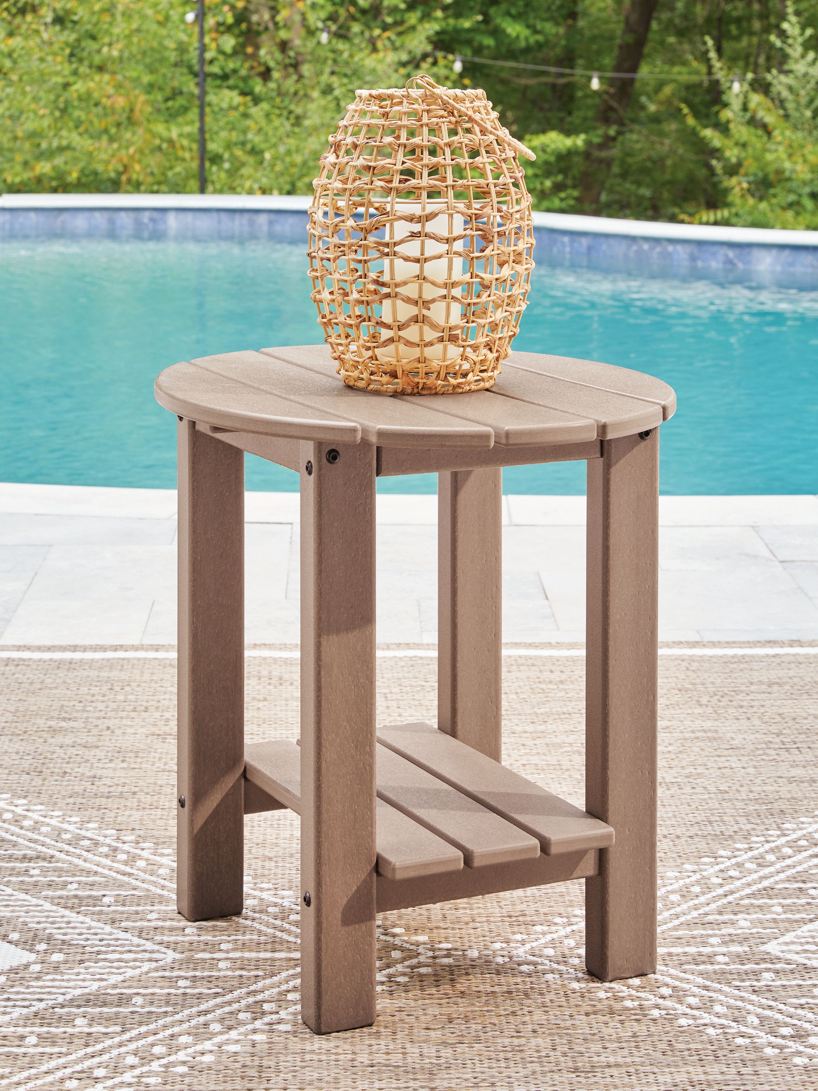 Grover Beach - Oval End Table - Driftwood