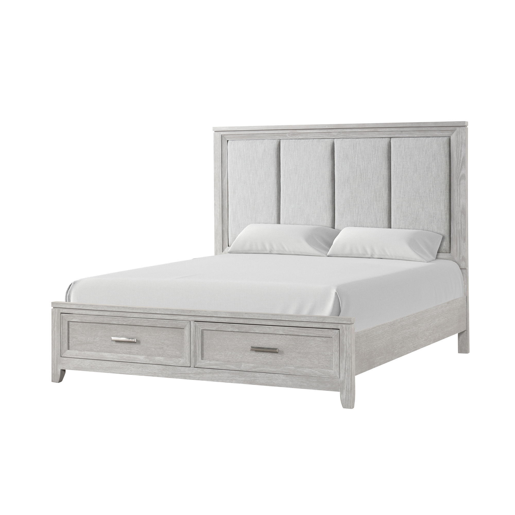 Fiona - 6/0 California King Bed - Mist Gray