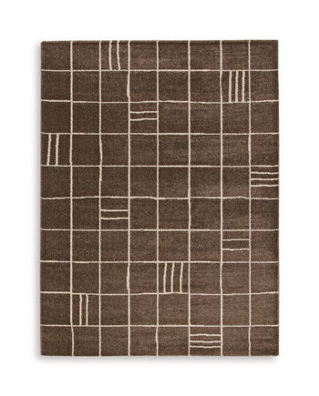 Rowbrook – 5′ x 8′ Rug – Brown / Tan