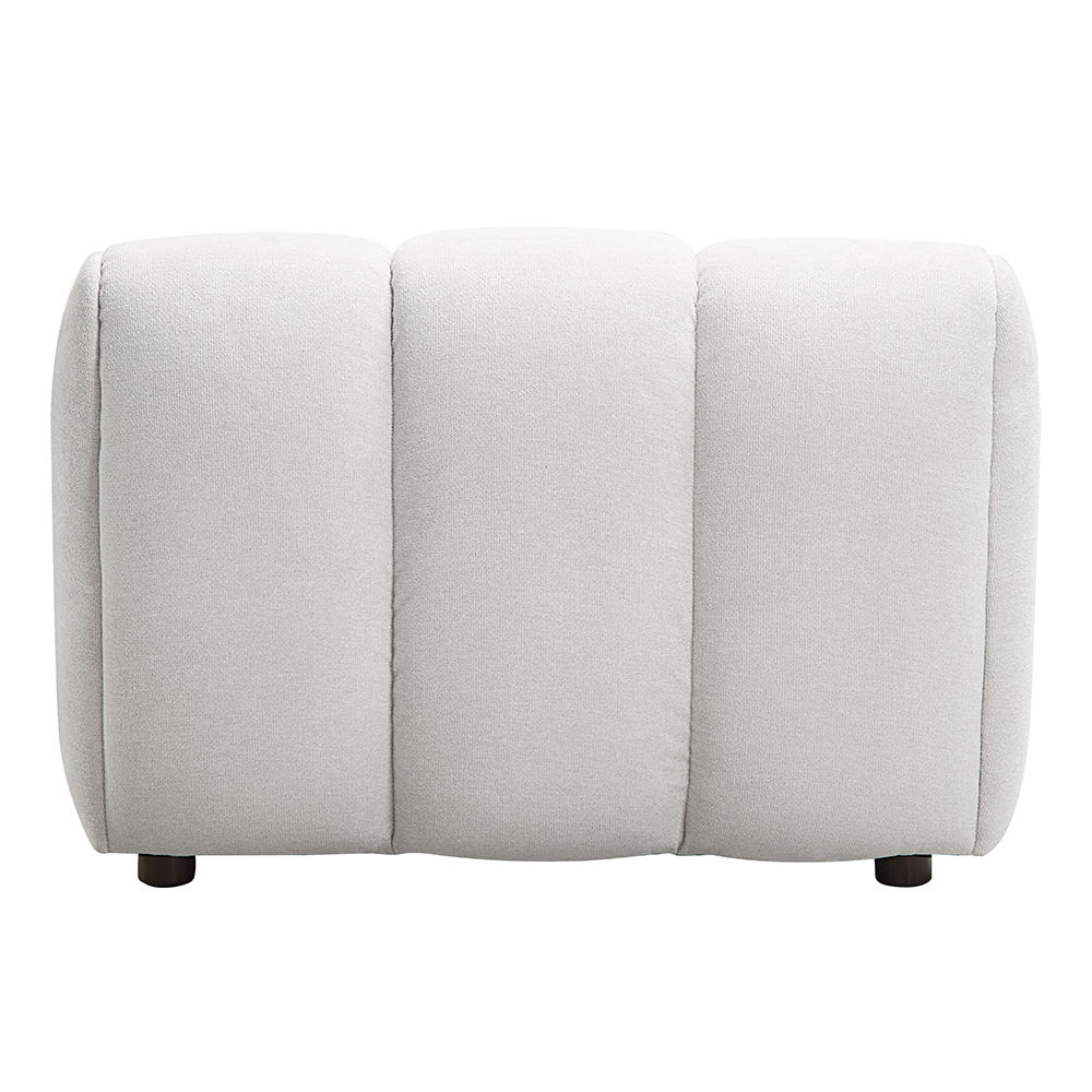 Manilla - Chair - Ivory White Linen, white, view 3