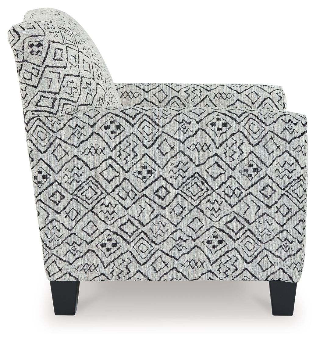 Ashley Furniture Hayesdale - Accent Chair - Black / Cream - Image 4