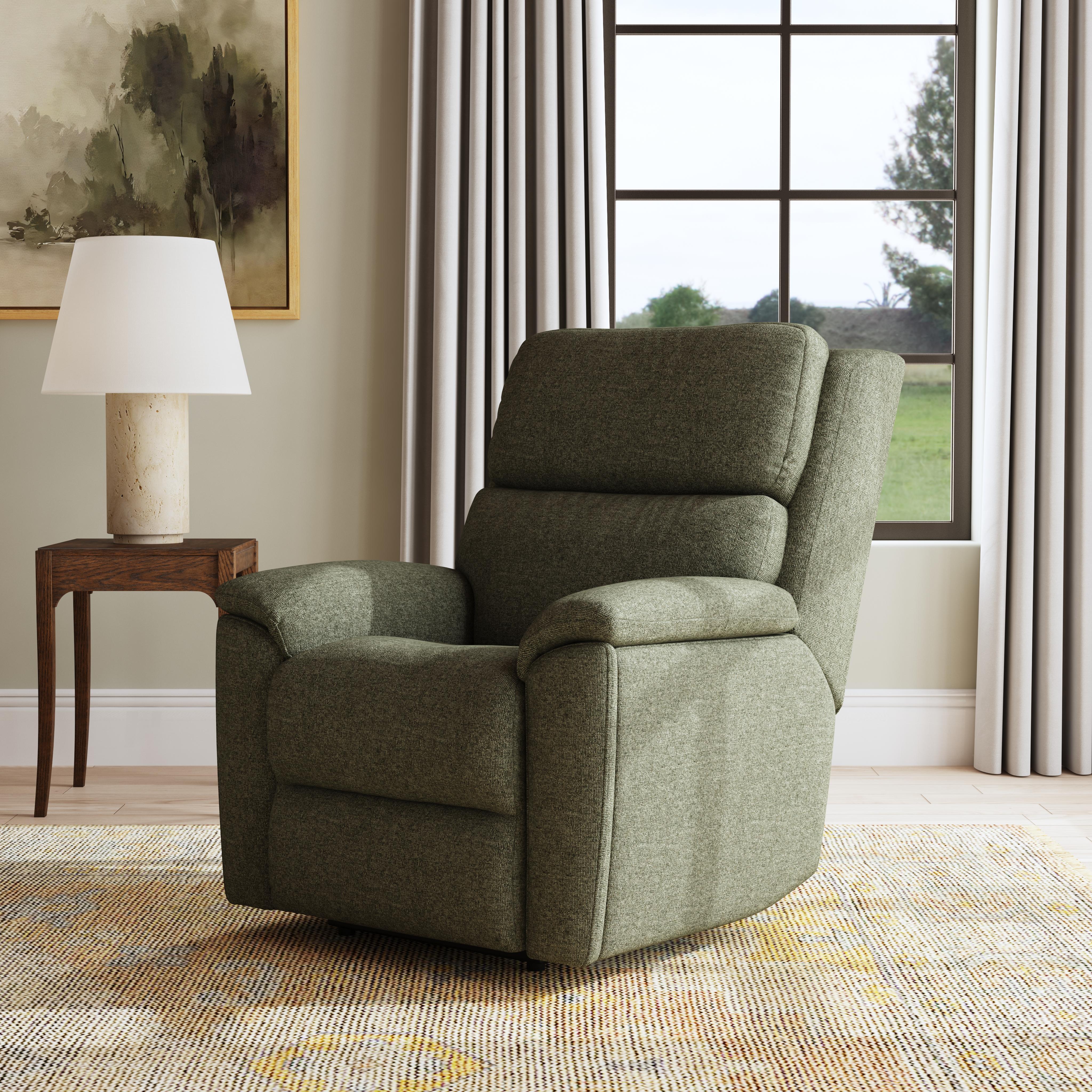 Porter - Transitional Power Recliner With Power Headrest & Lumbar - Gray, dark gray, view 5