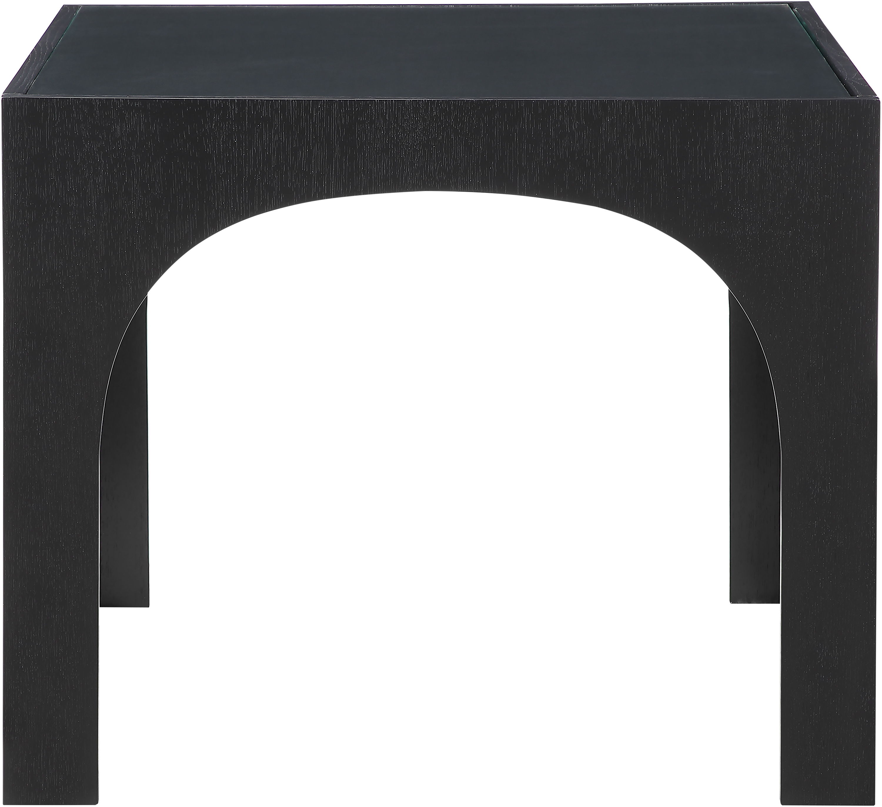 Waldorf - Tempered Glass Top Dining Table - Black