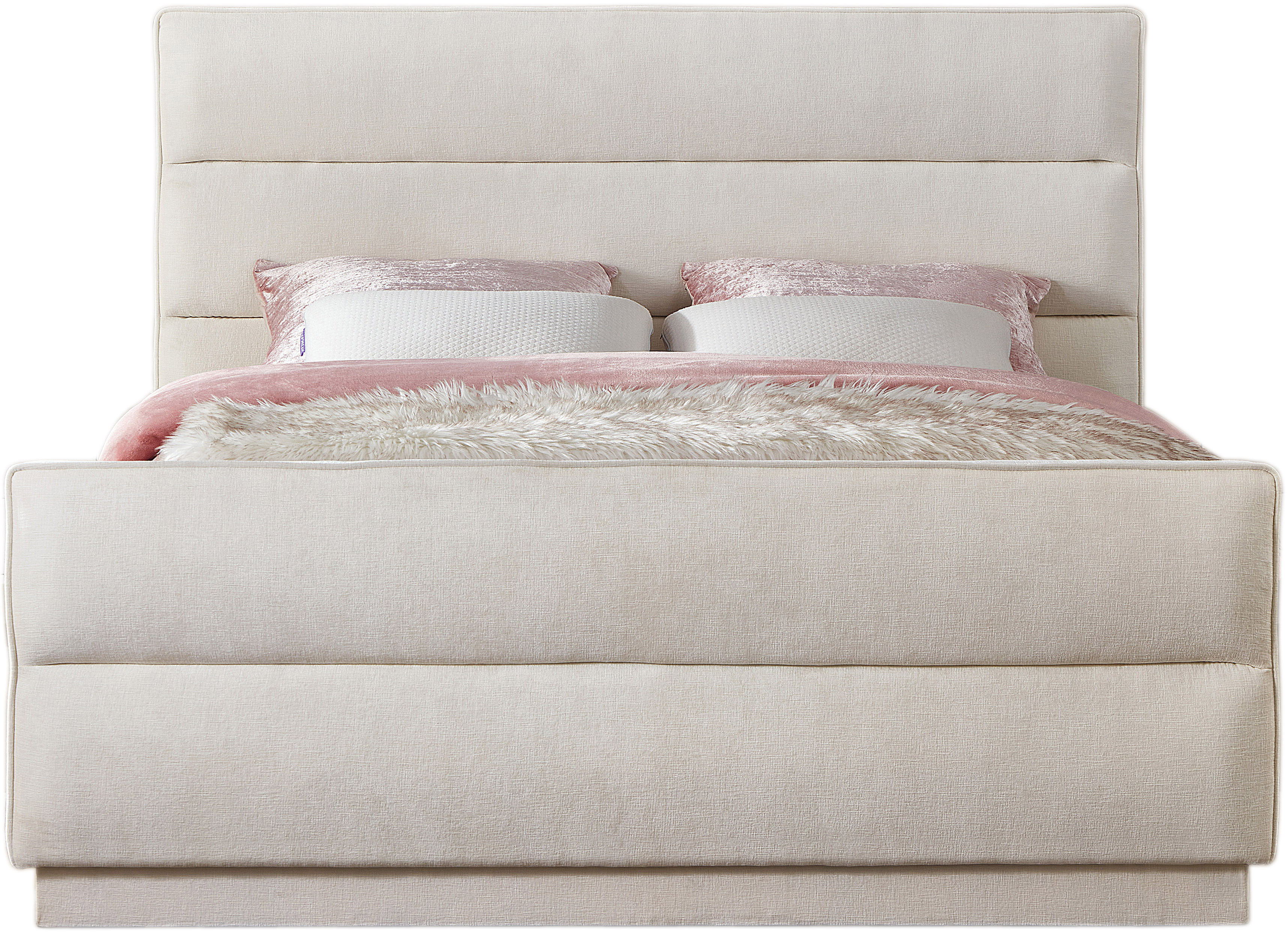 Paxton - King Bed - Cream