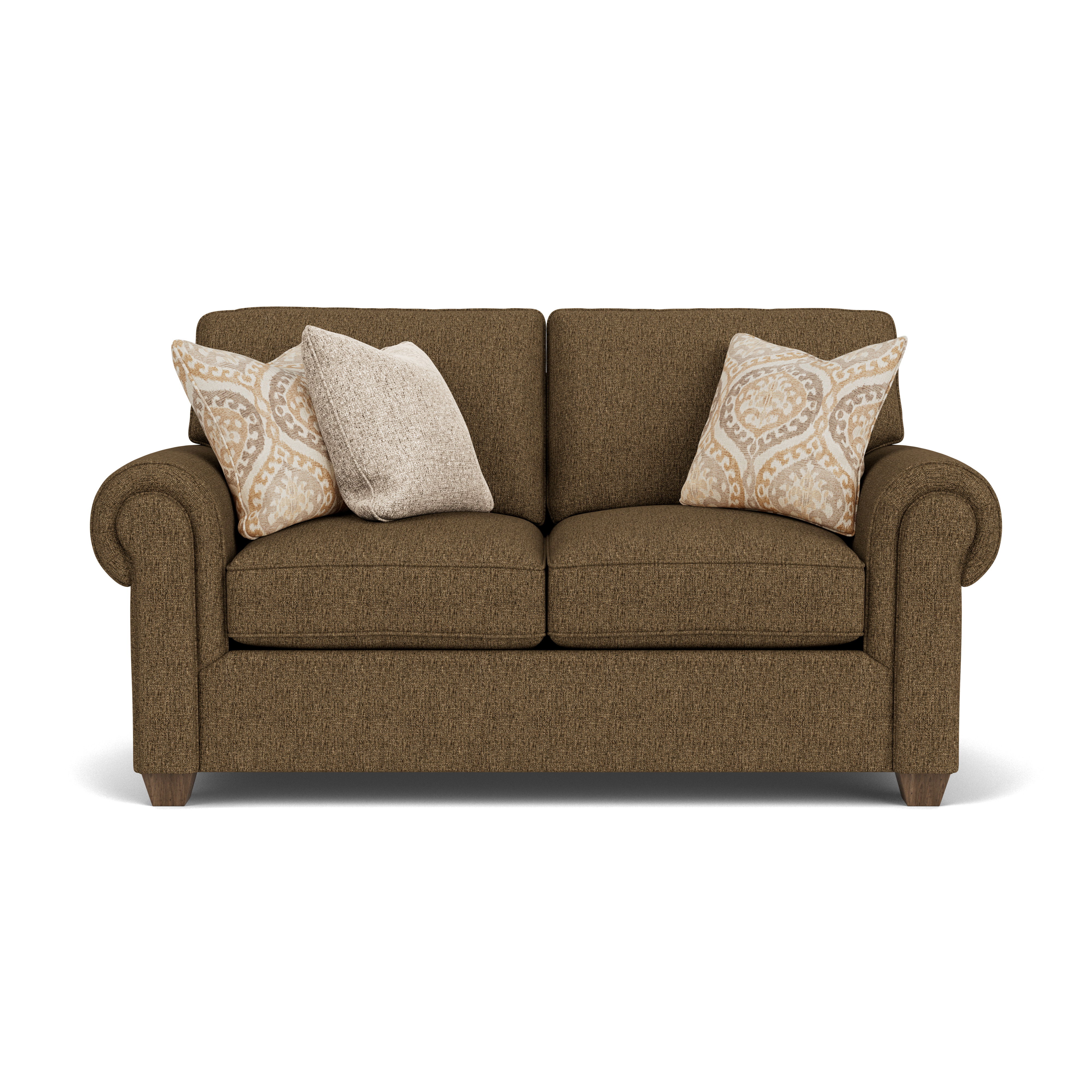 Carson - Fabric Loveseat, light brown, view 3