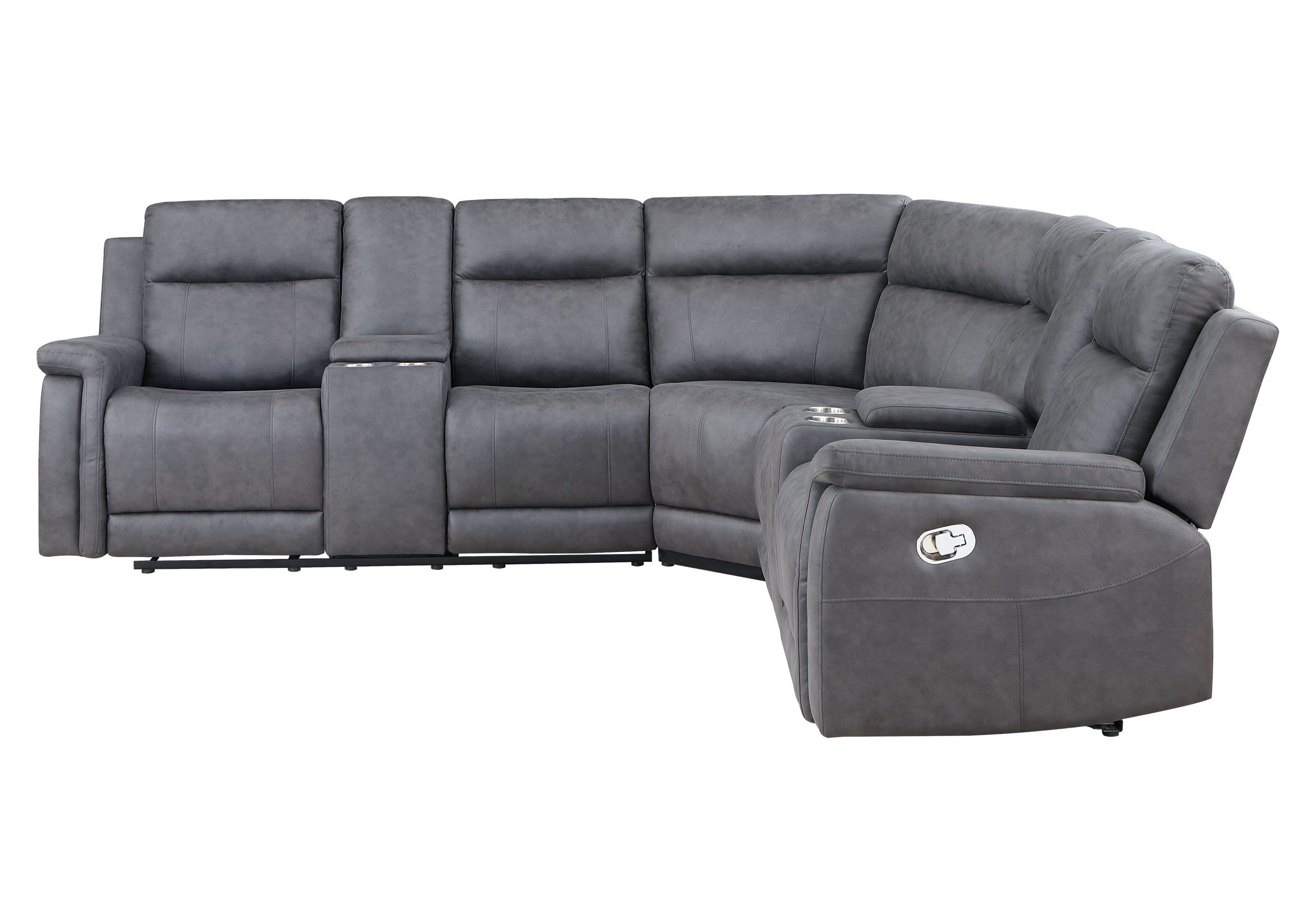 U1797 - Right Arm Facing Console Reclining Loveseat - Greige