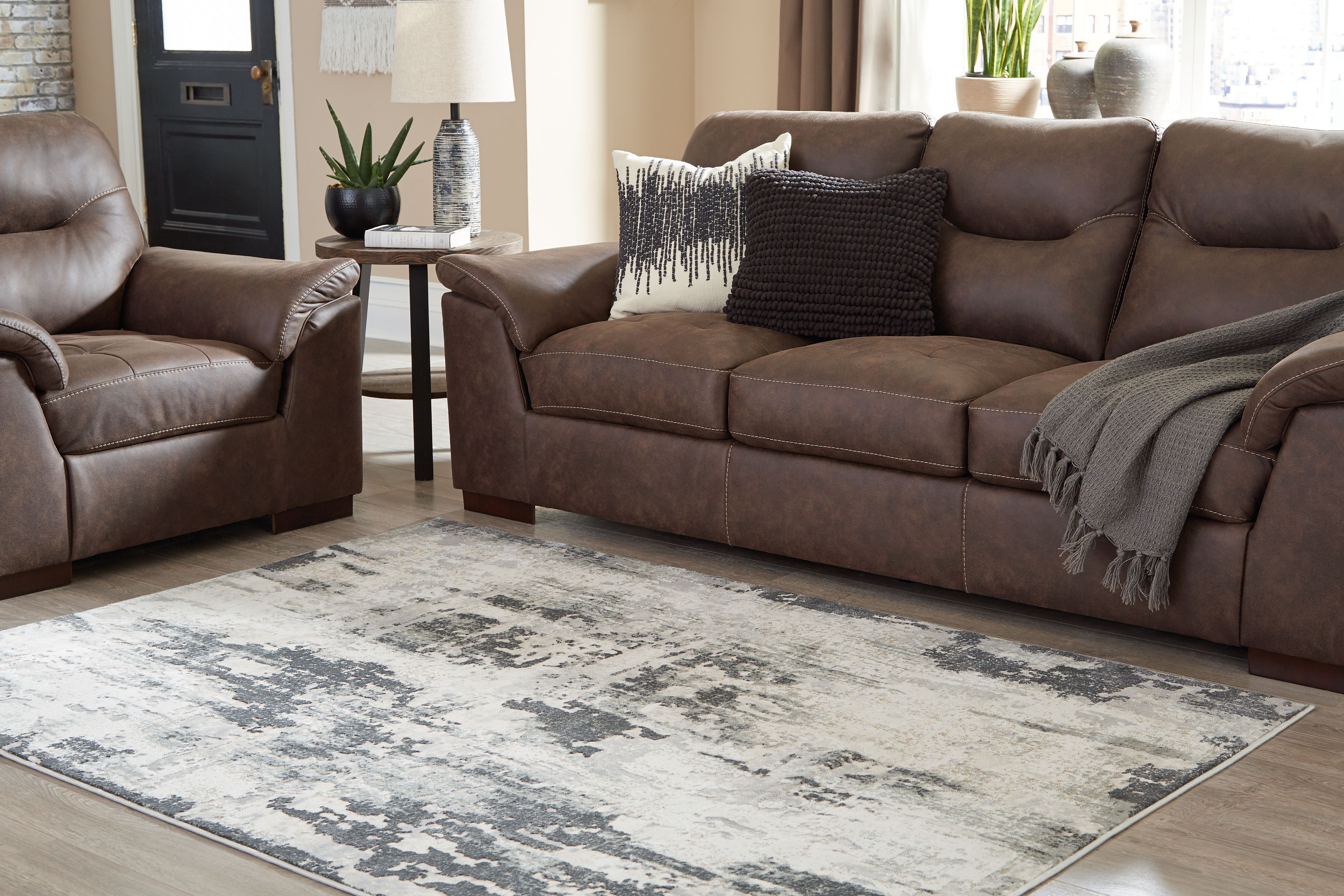 Mazatl - 5' x 7' Rug - Gray