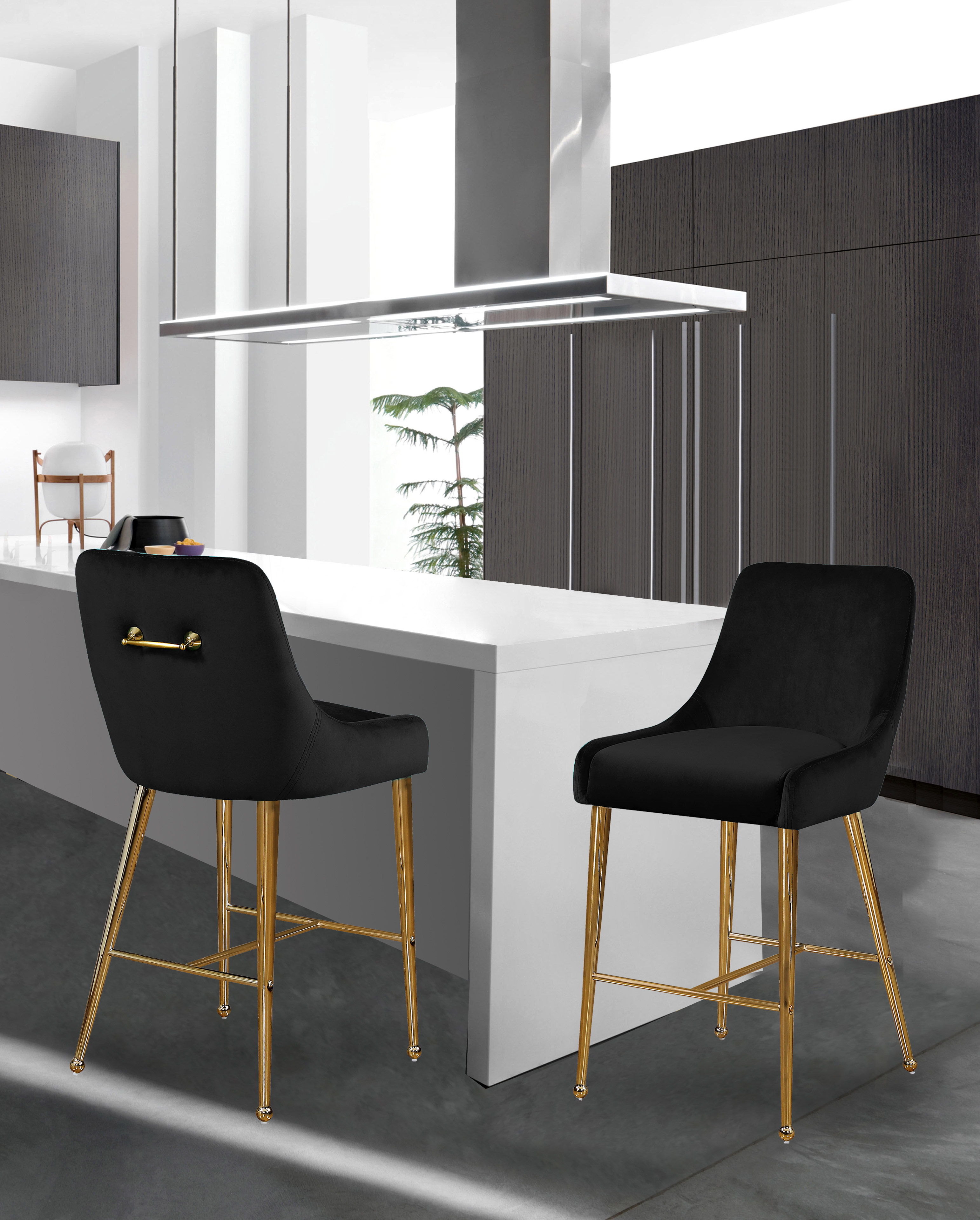 Owen - Stool (Set of 2) - Black
