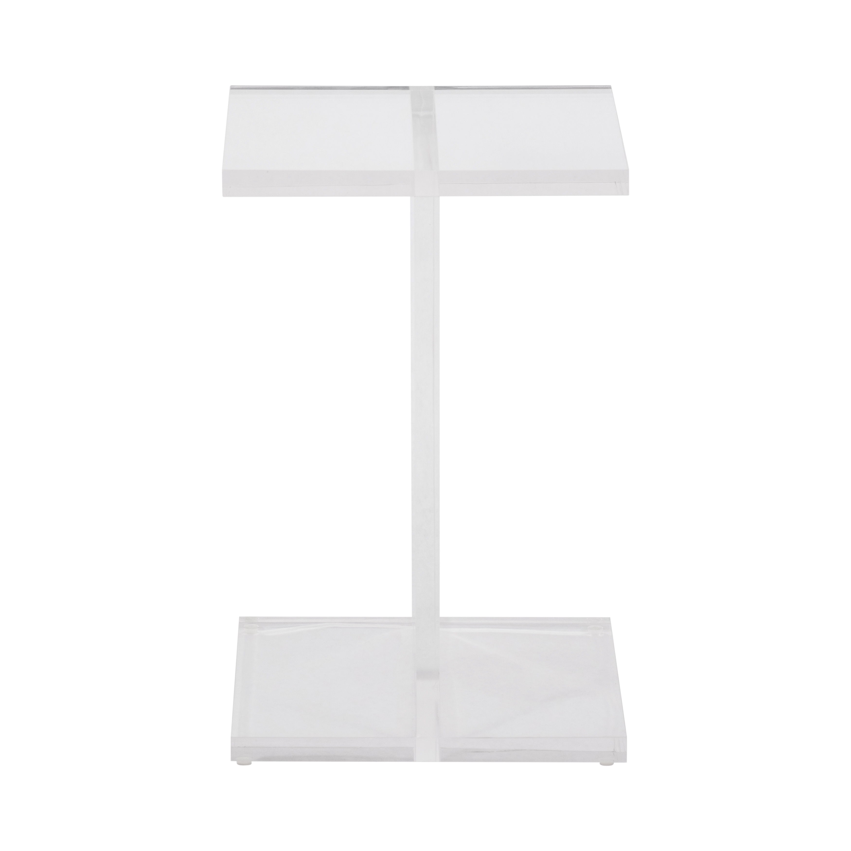 18\" Hazley Acrylic Accent Table - Clear / Frost Image