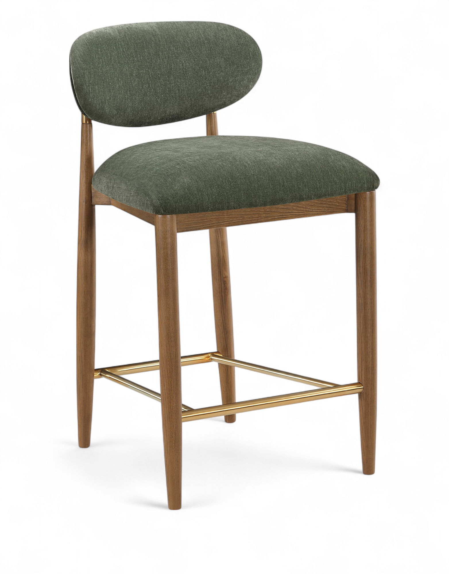 Riccio - Performance Fabric Stool - Olive