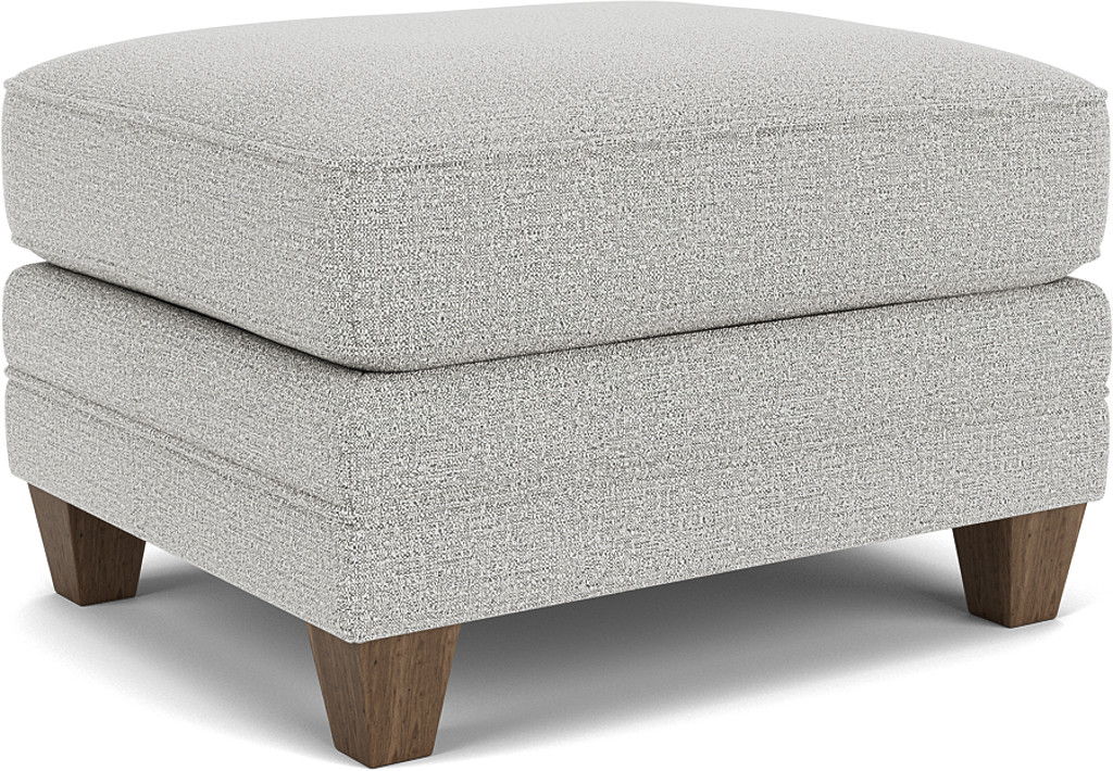 Lennox - Fabric Ottoman, light gray, view 2