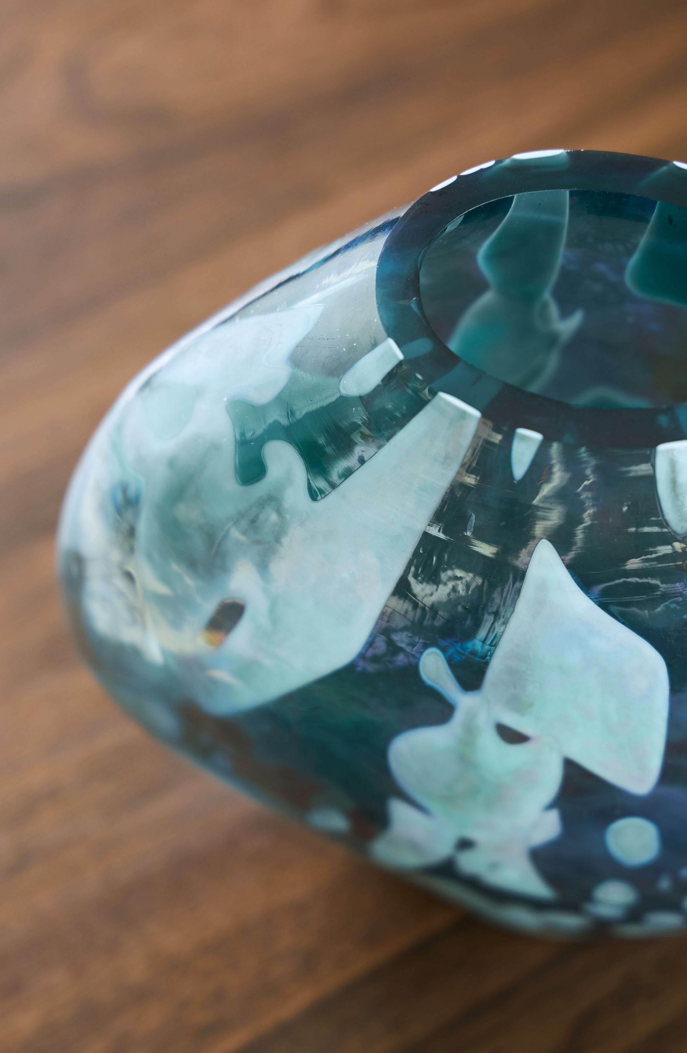 Cartshaw - Vase - 7" - Iridescent Teal