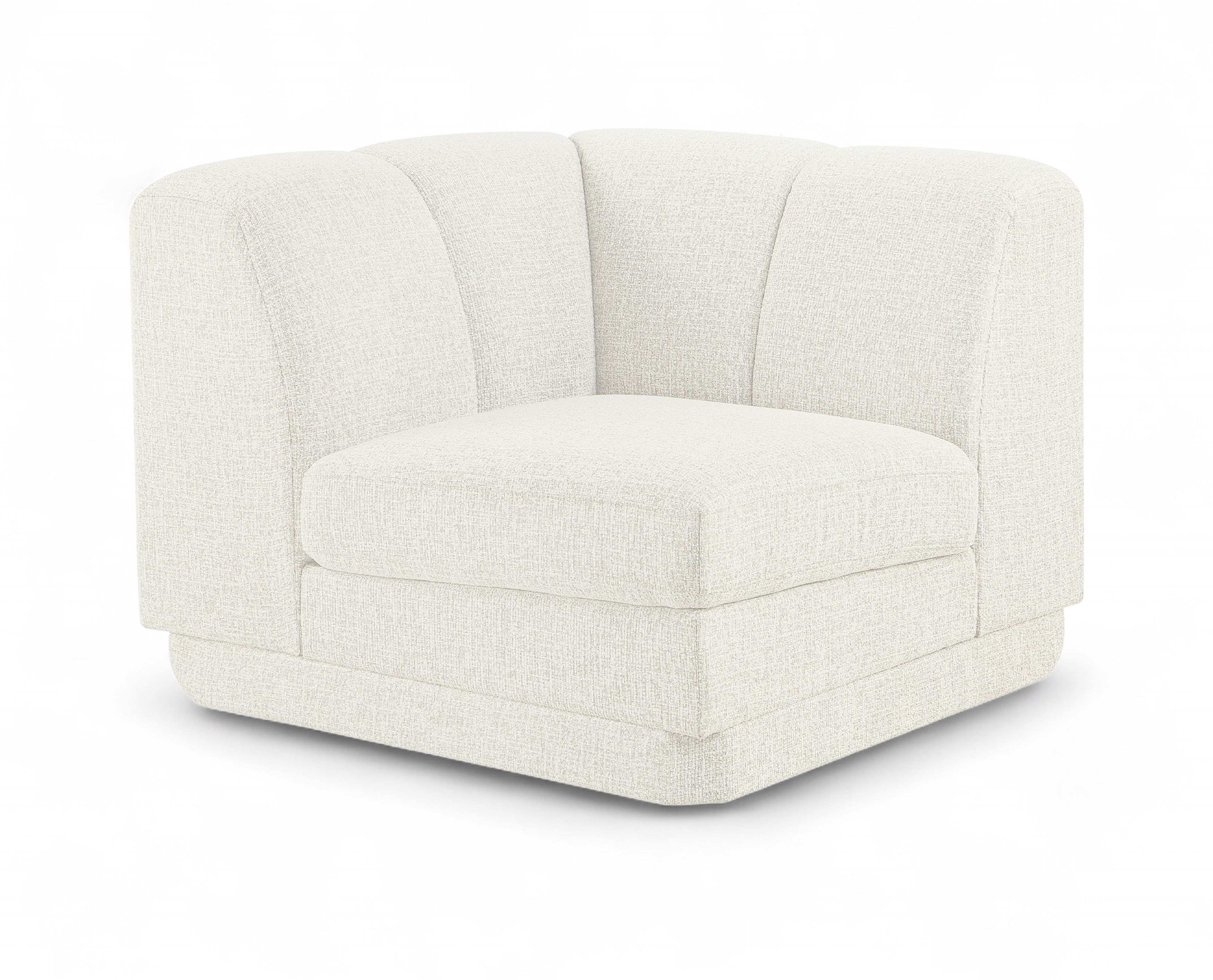 Fabric Upholstered Corner Chair