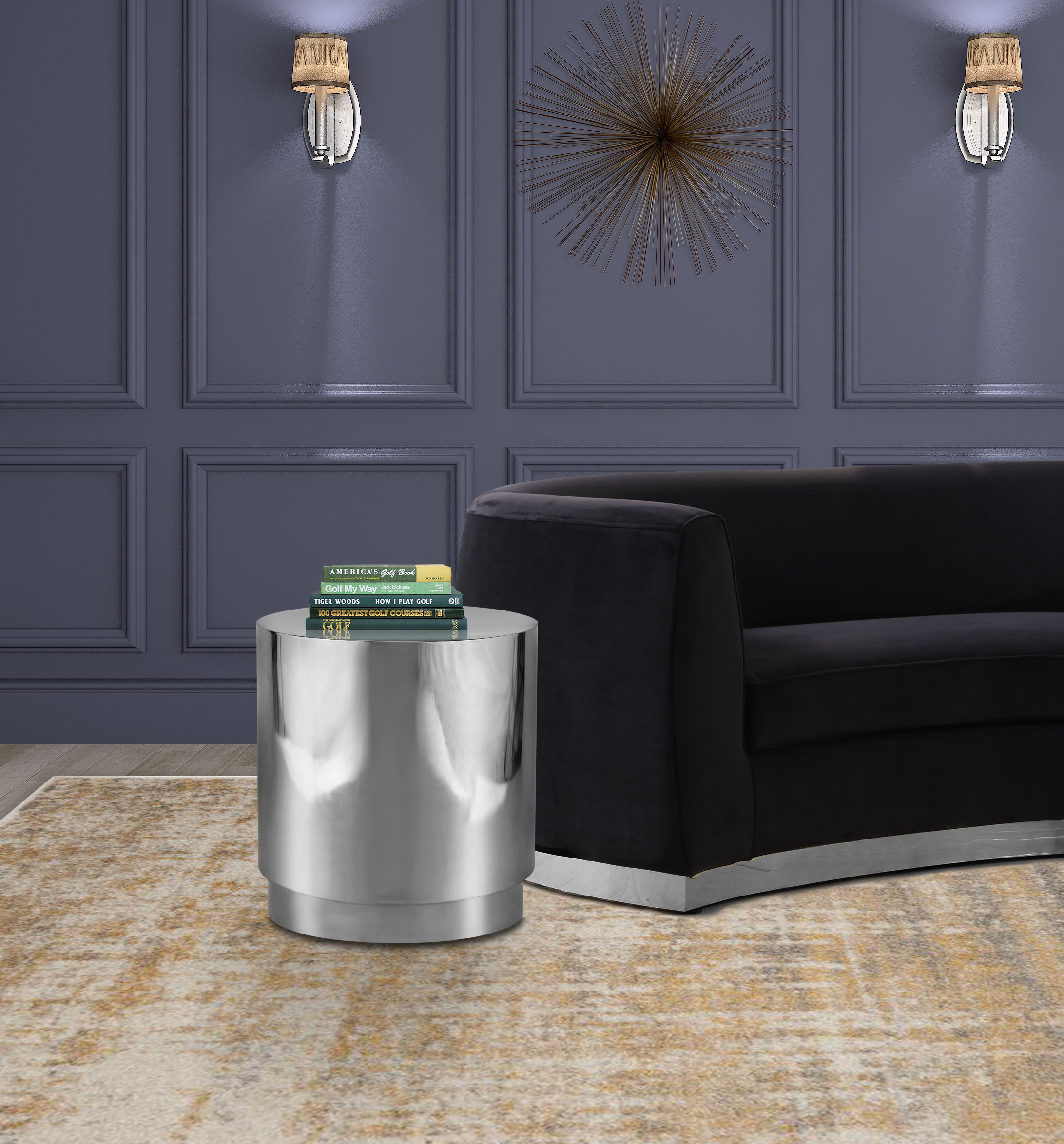 Jazzy - End Table - Silver