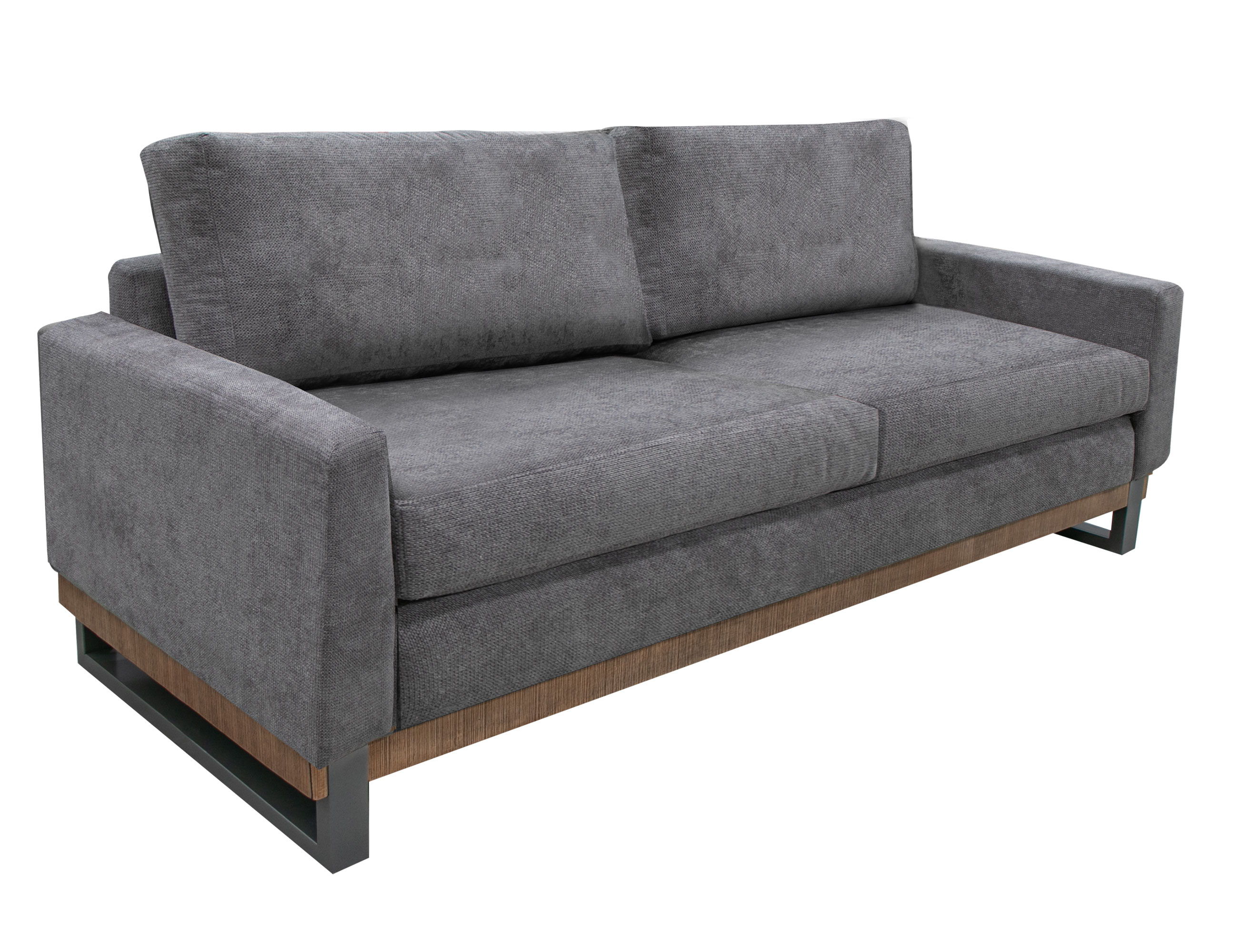 International Furniture Direct Mita - Sofa - Iron Gray