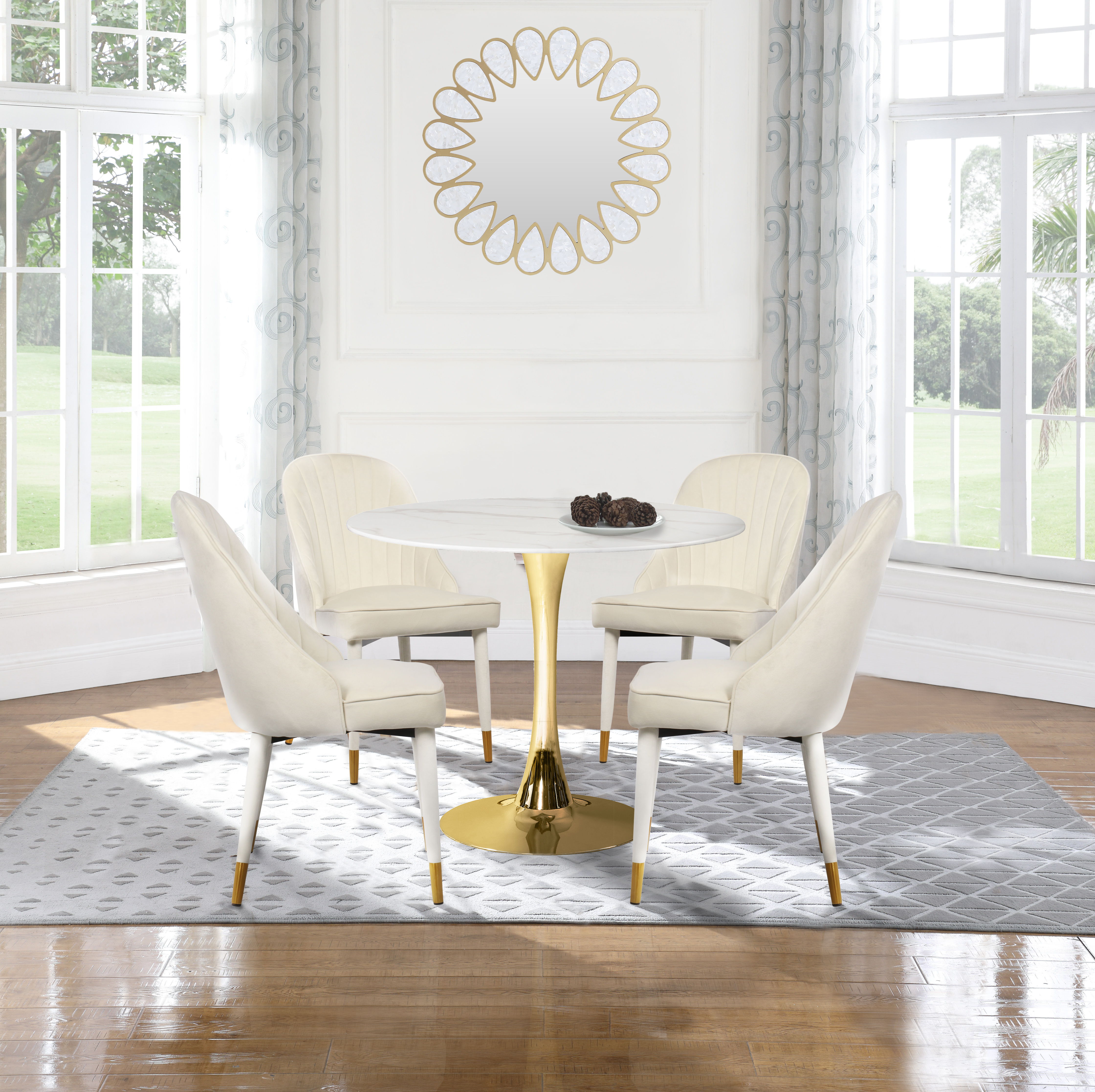Belle - Dining Chair (Set of 2) - Cream