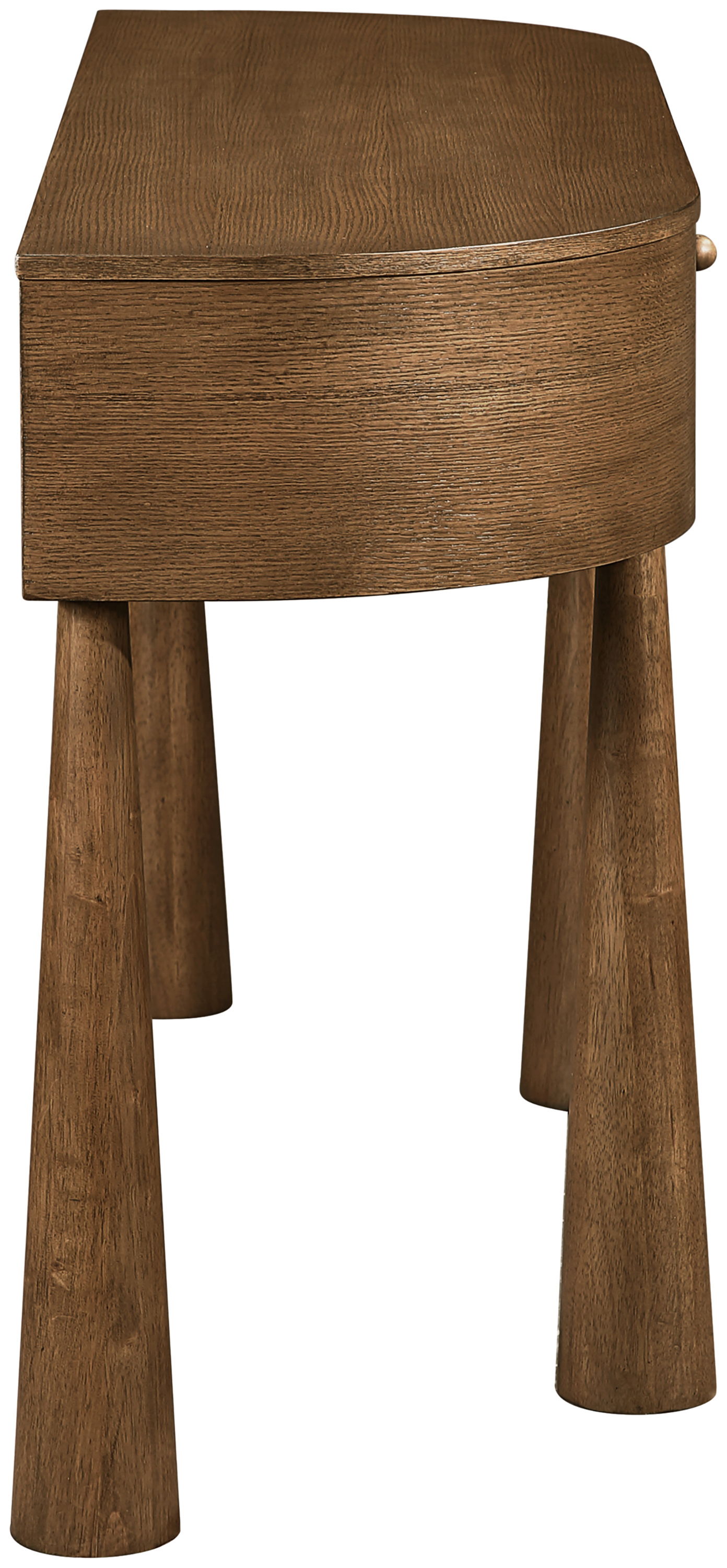 Oasis - Acacia Veneer And Solid Wood Console Table - Brown
