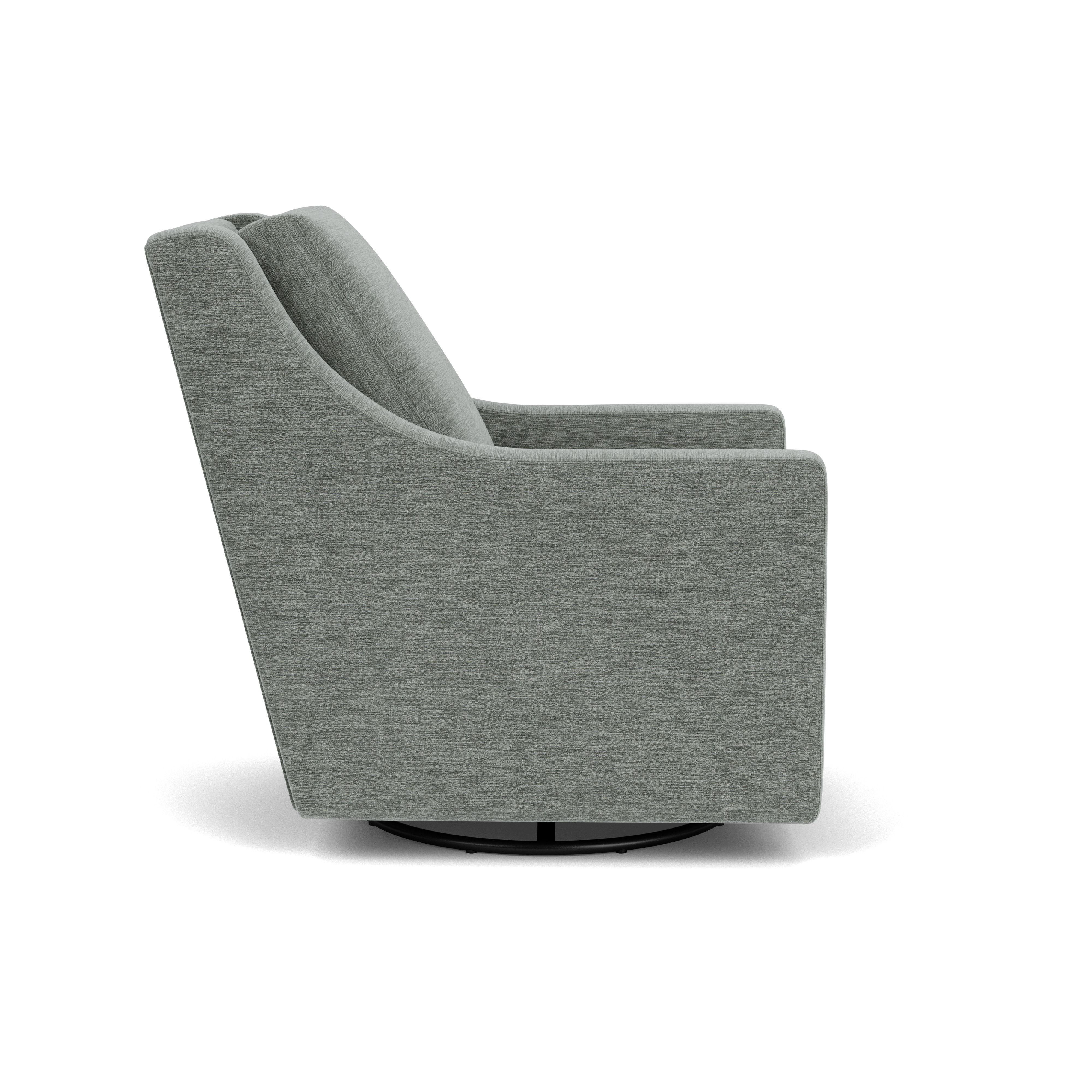 Murph - Fabric Swivel Chair, dark gray, view 8