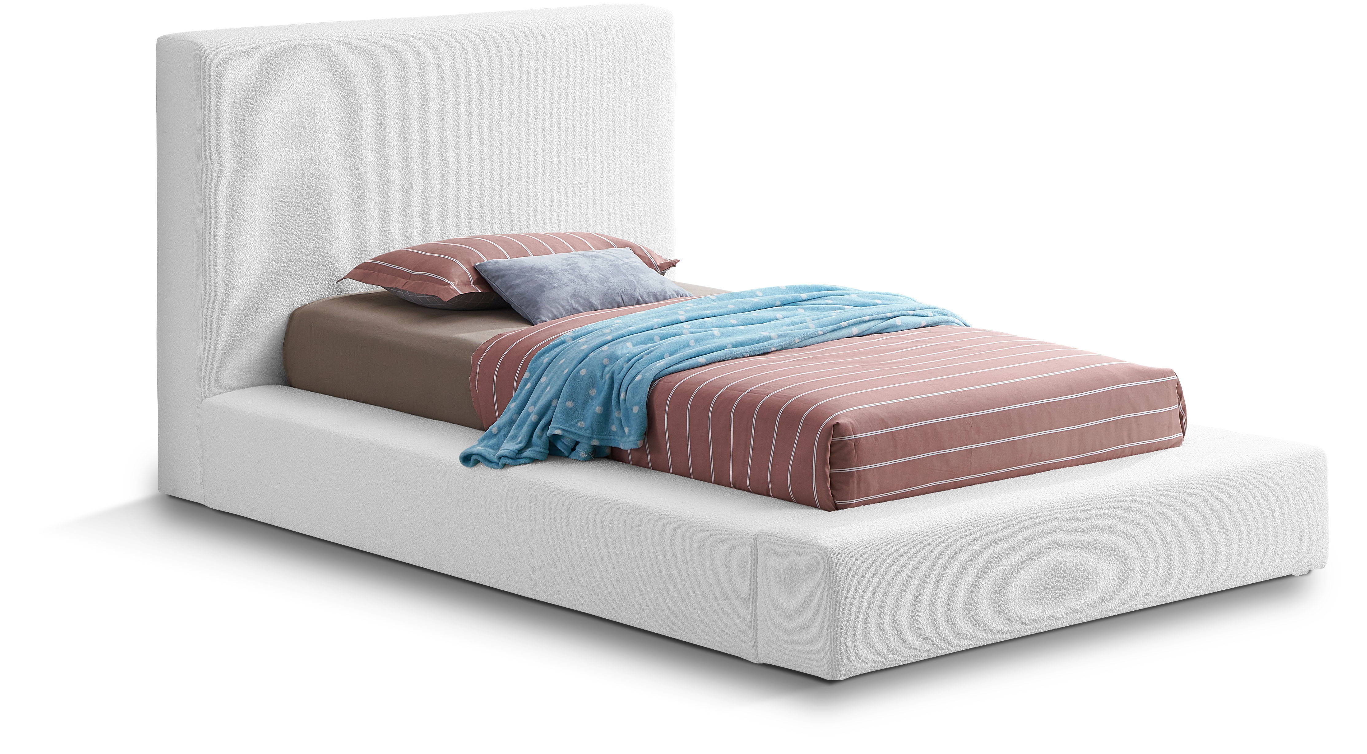 Terra - Twin Bed - White
