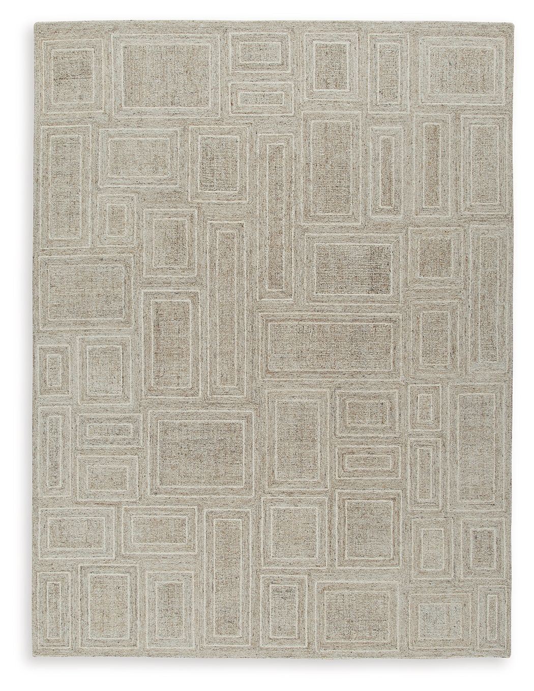 Brickburgh - 8' x 10' Rug - Gray / Ivory / Honey