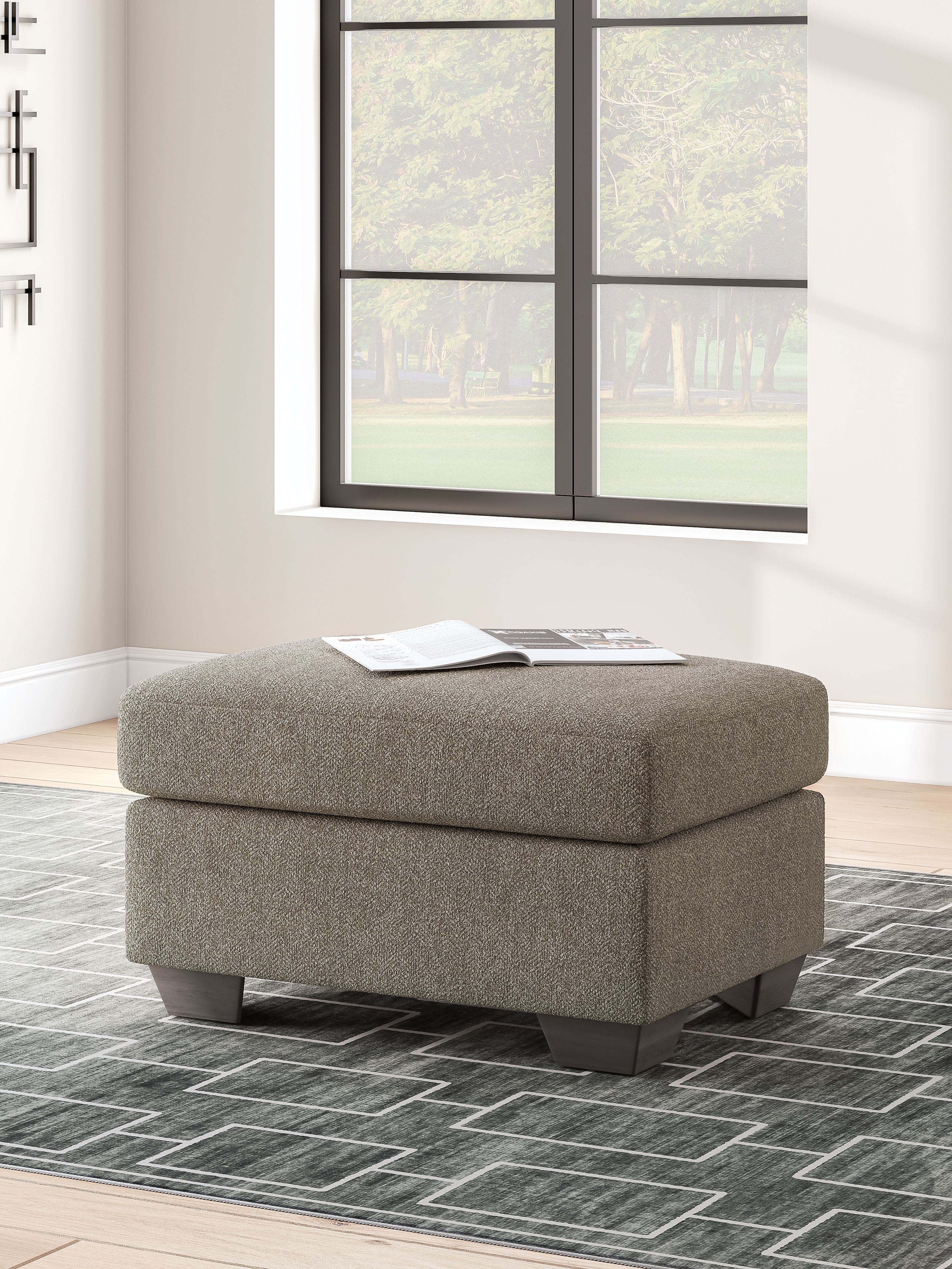 Ashley Furniture Triston-Peaks - 4 Pc. - Sofa, Loveseat, Chair And A Half, Ottoman - Suede - Image 4