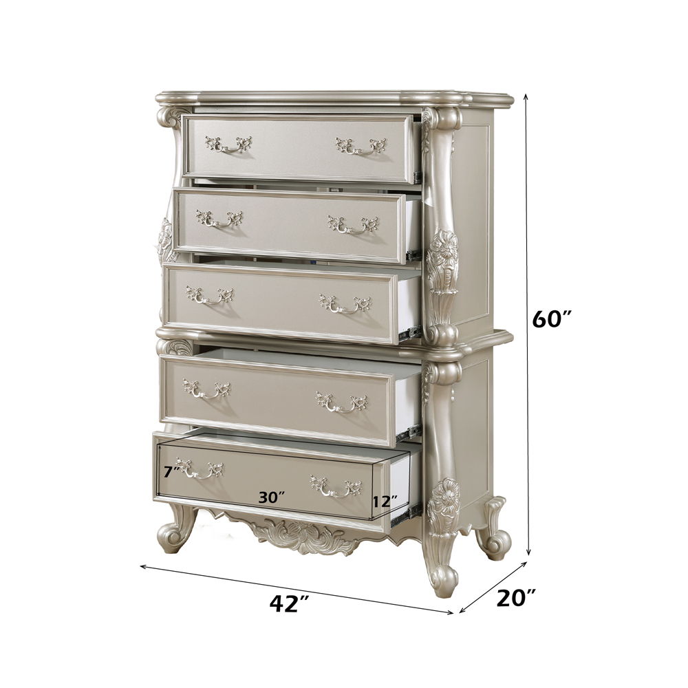 Bently - Chest - Champagne, white, view 5