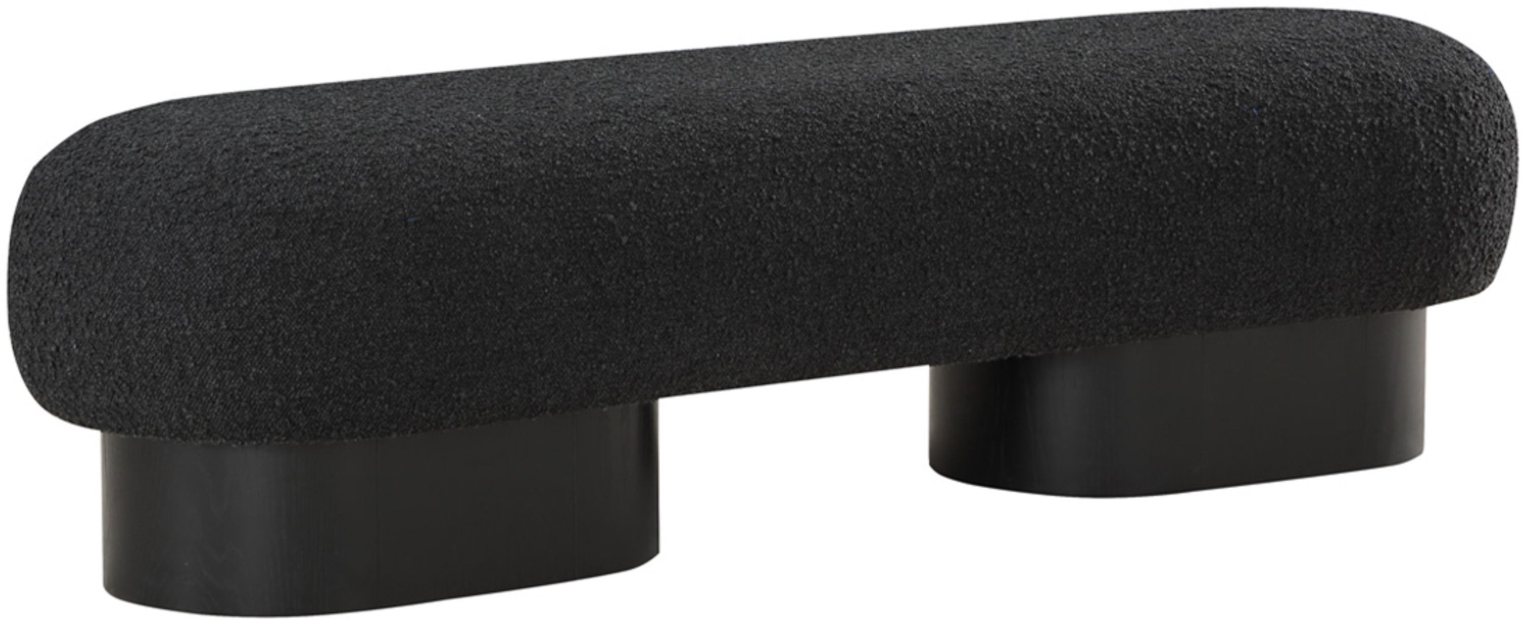 Robertson - Bench With Black Base - Black