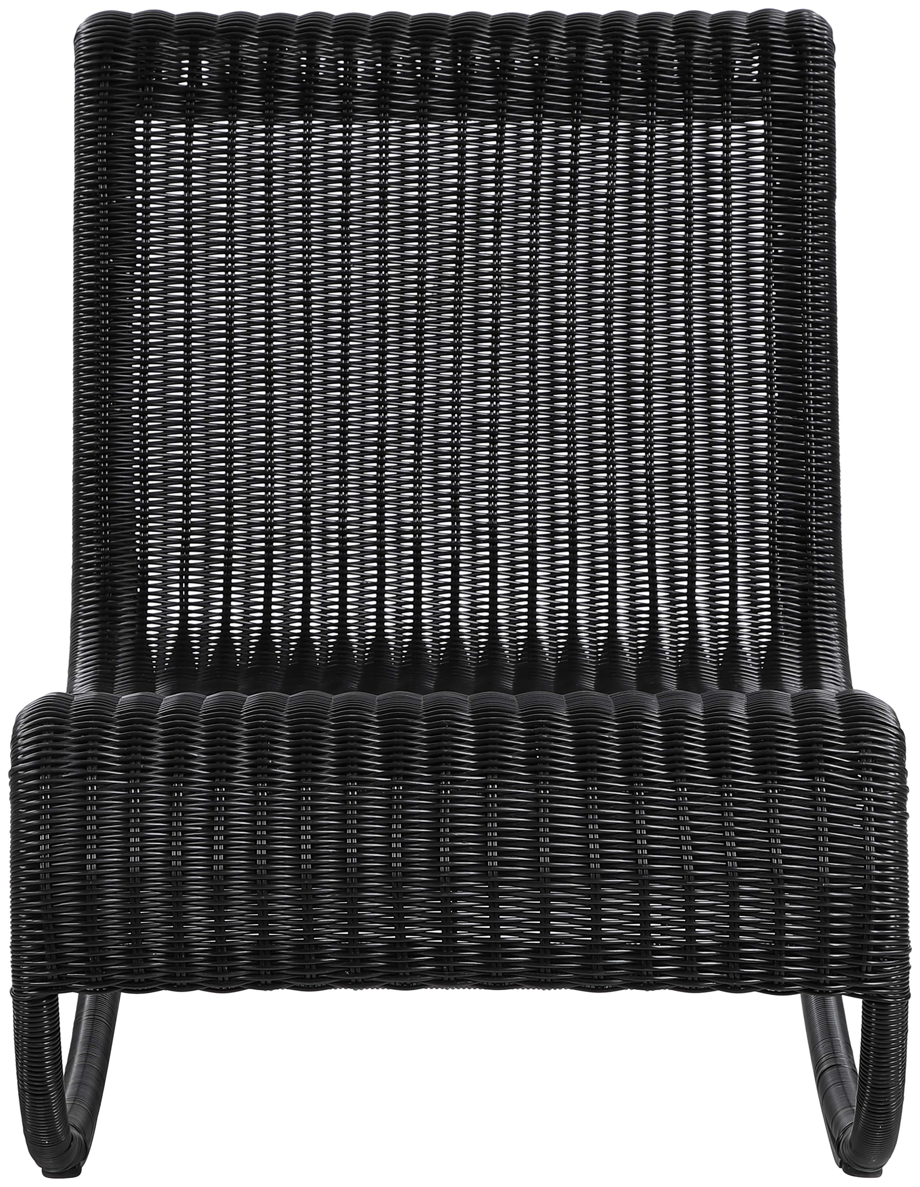 Antigua - Wicker Outdoor Patio Rocking Chair - Black