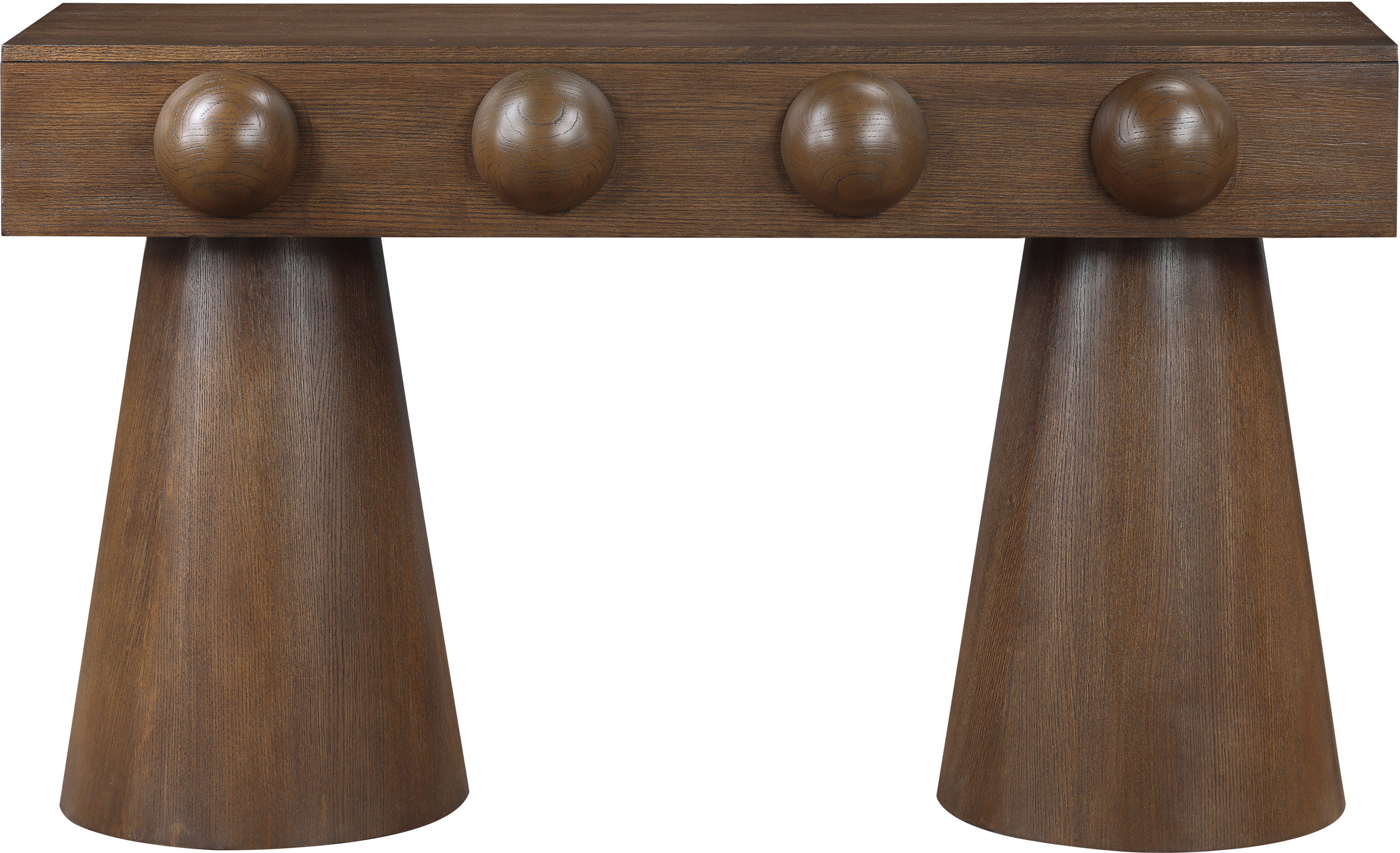 Bracciano - Oak Veneer Console Table - Brown