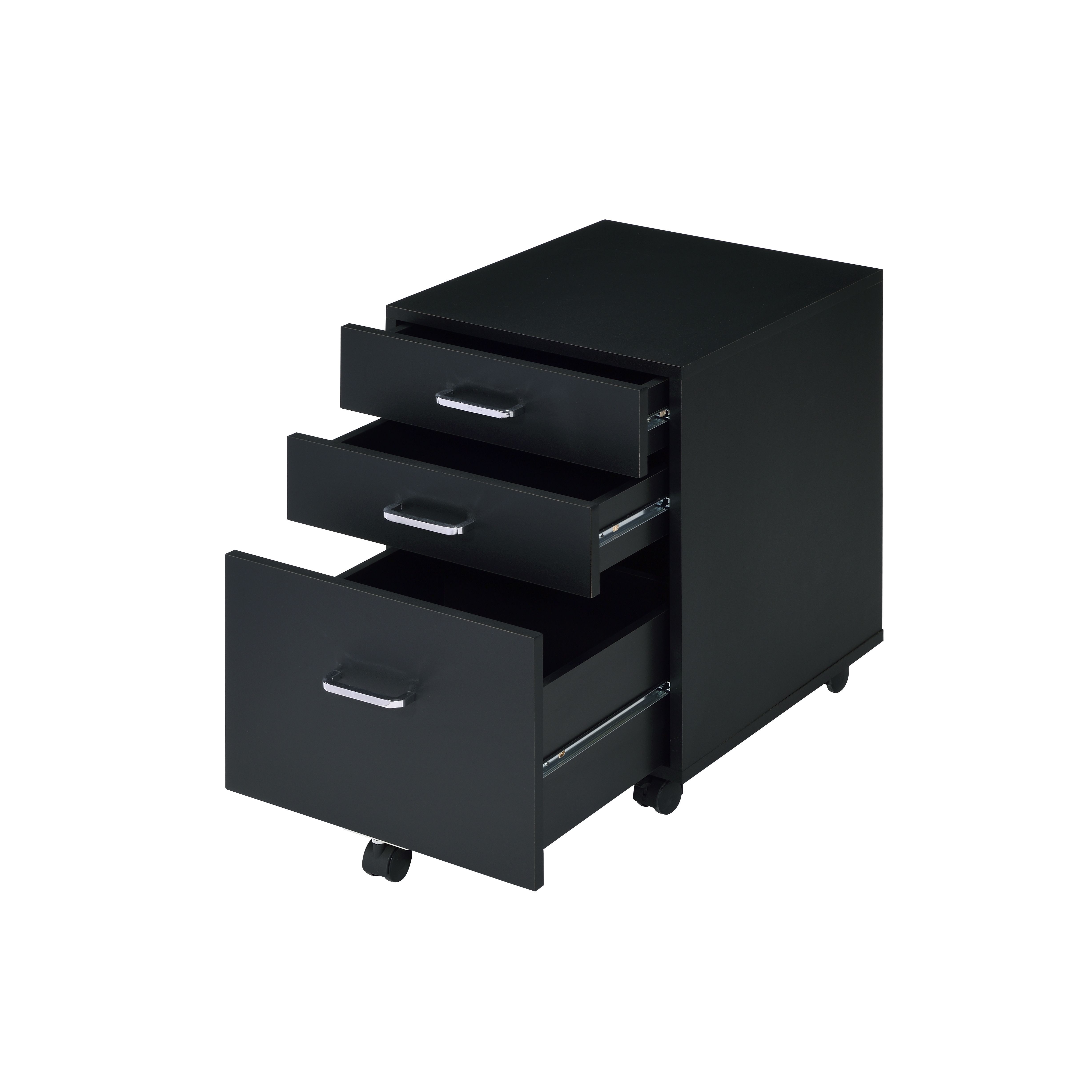 Tennos - Cabinet - Black & Chrome, black, view 6