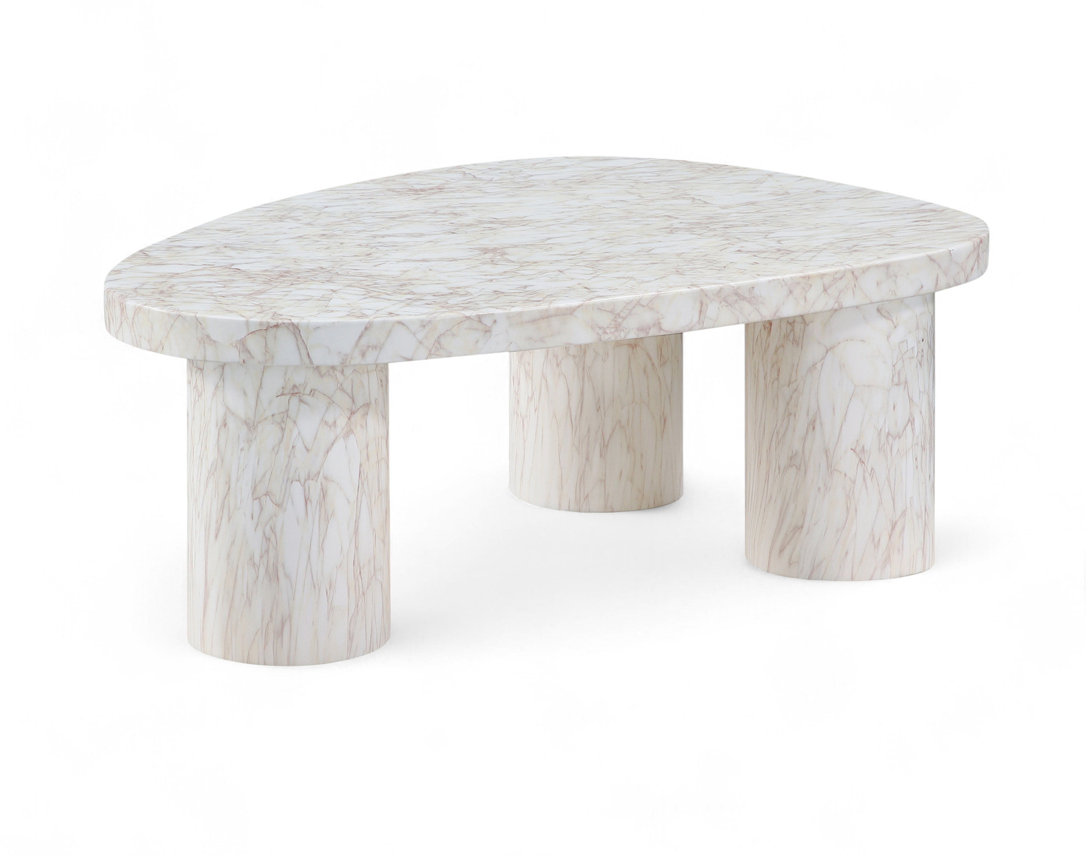 Teramo - Concrete Indoor / Outdoor Coffee Table - White