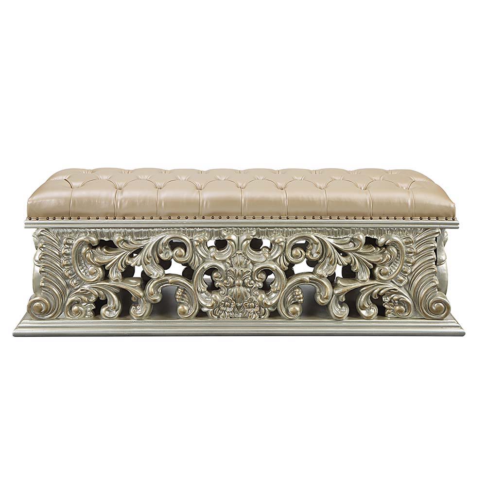 Sorina - Bench - Antique Gold, beige, view 5