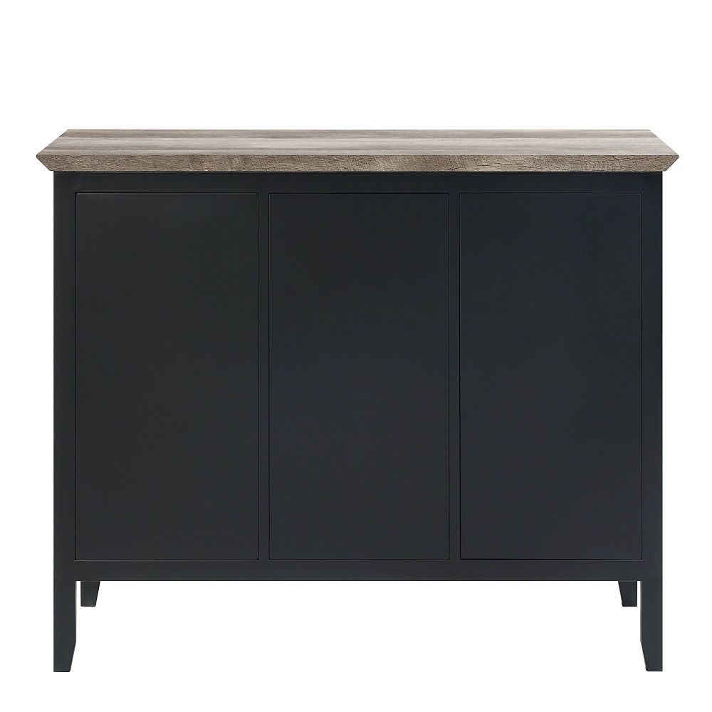 Zudora - Server - Antique Oak & Sandy Black, black, view 4